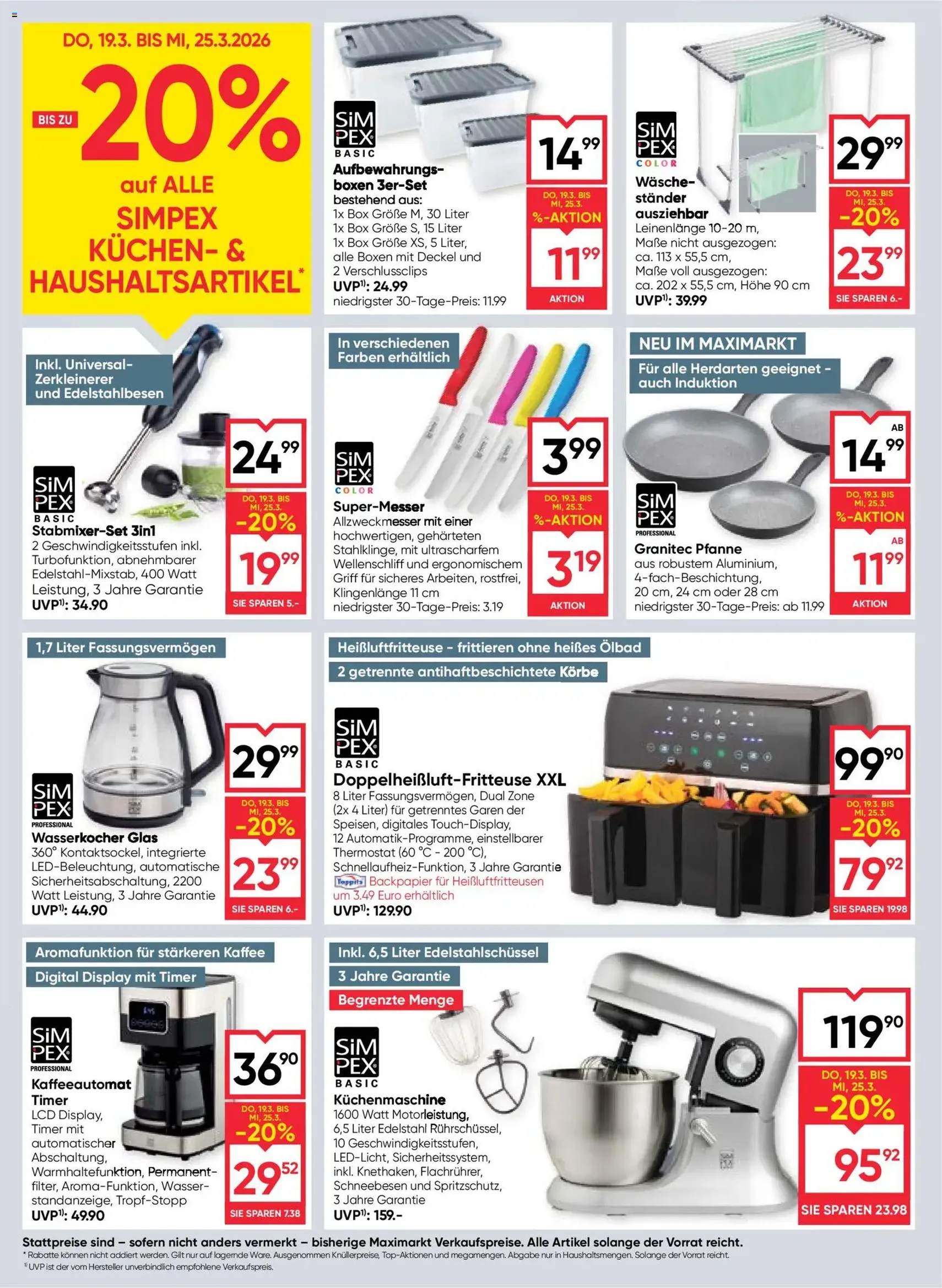 Maximarkt Flugblatt - Gültiger Prospekt ab 19.03.2026, Seite 18 von insgesamt 24