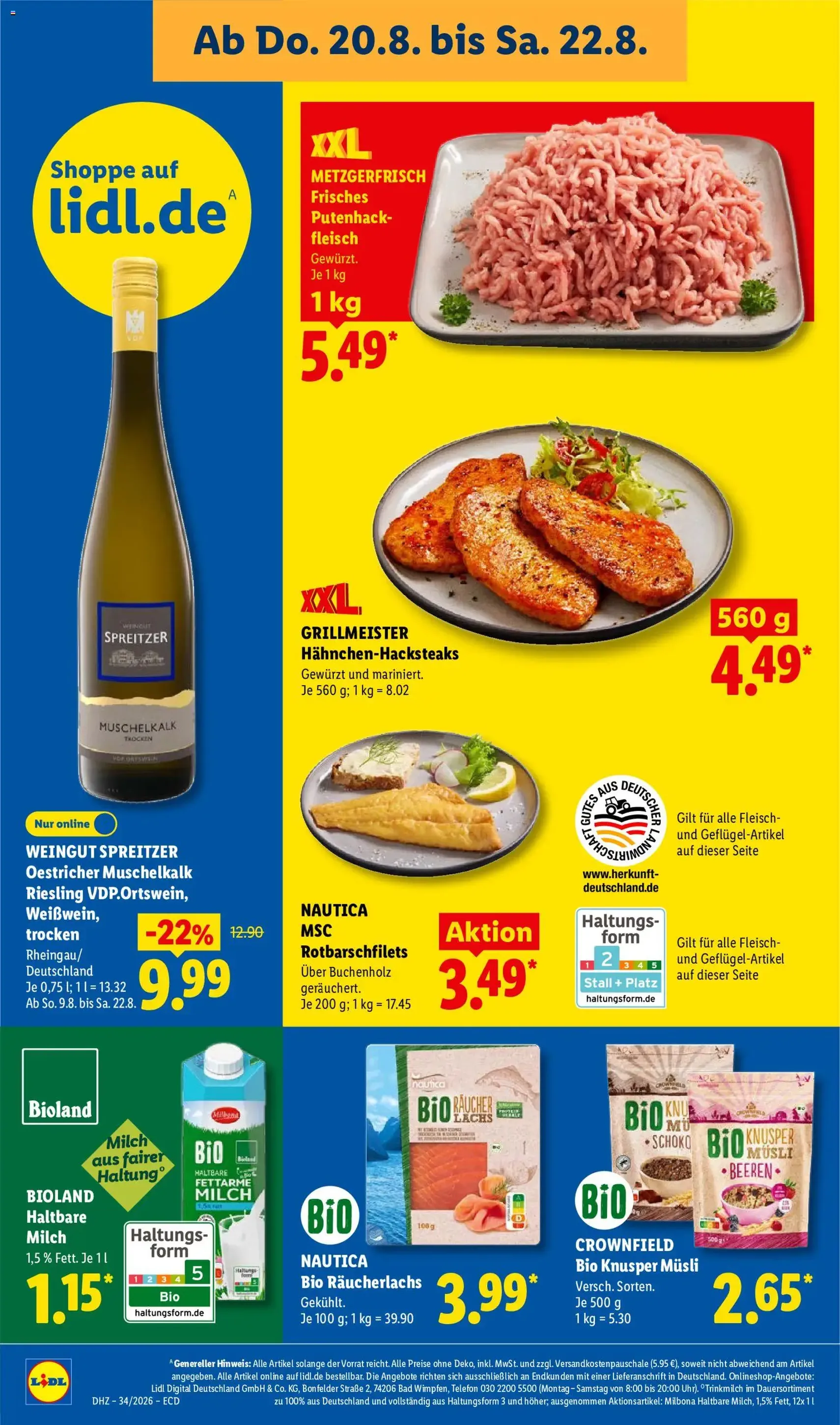 Lidl Prospekt - Gültiger Prospekt ab 17.08.2026, Seite 54 von insgesamt 72