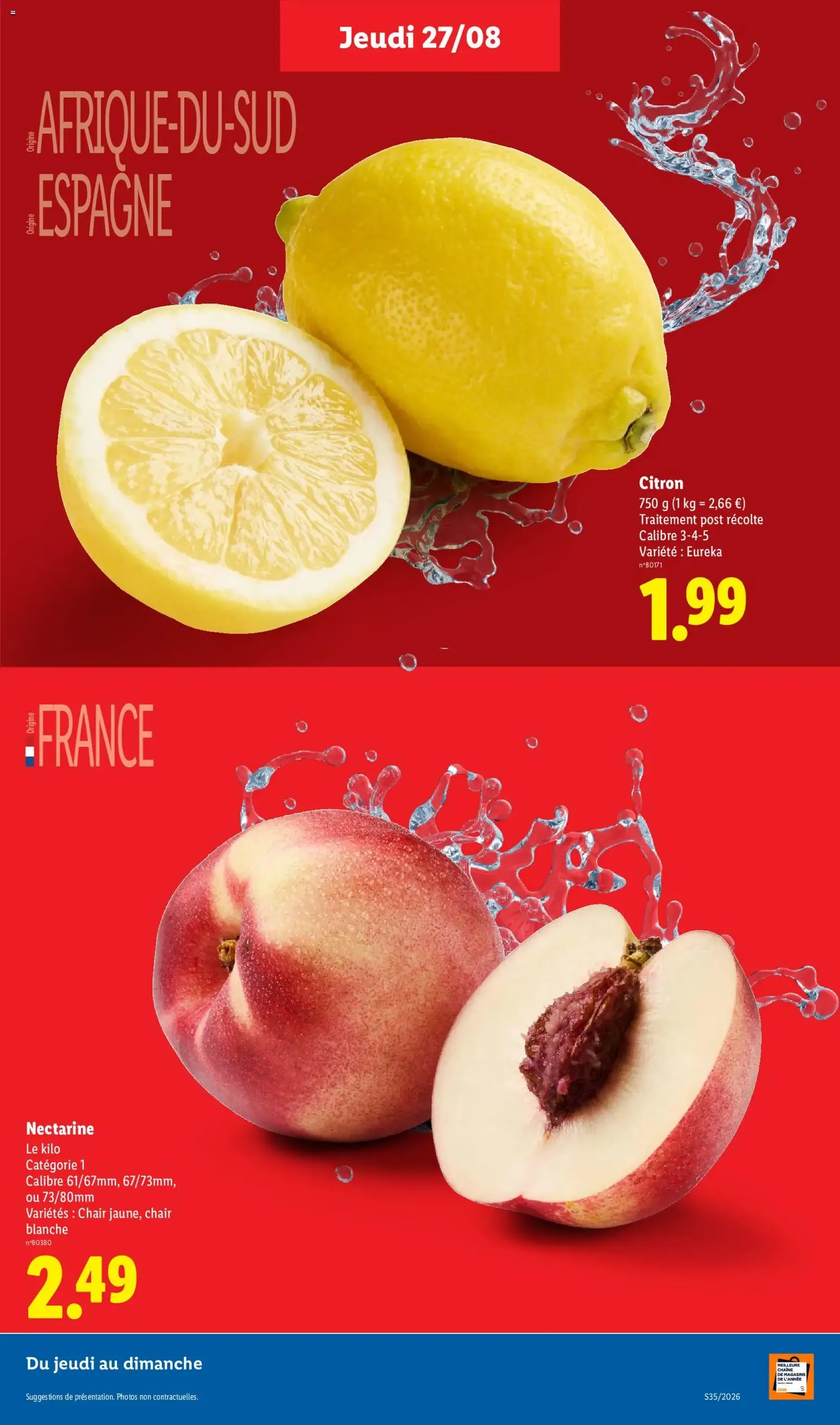 LIDL catalogue - brochure valable à partir du 27/08/2026, page 5 sur 61