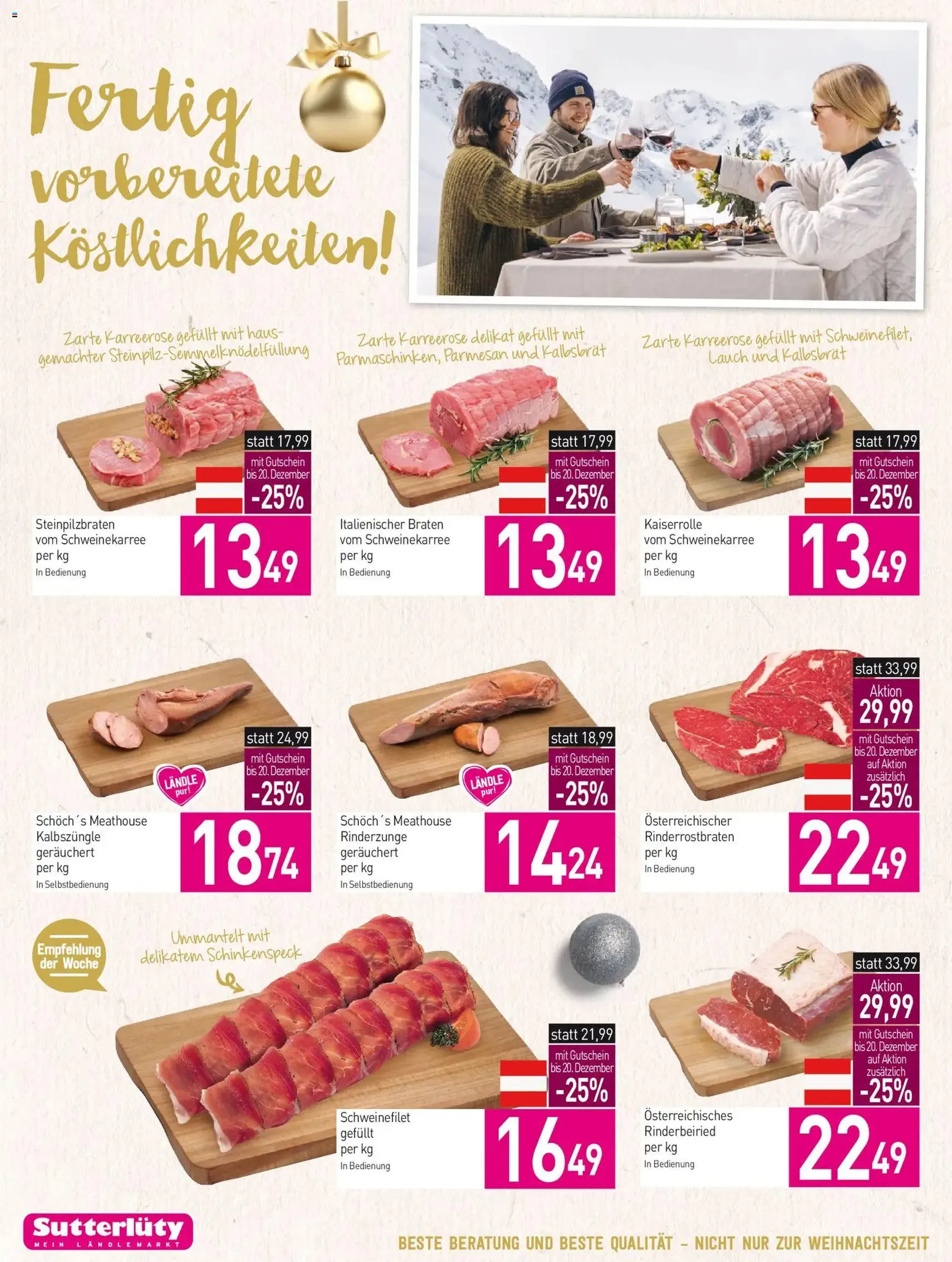 Sutterlüty Flugblatt - Gültiger Prospekt ab 18.12.2025, Seite 6 von insgesamt 28