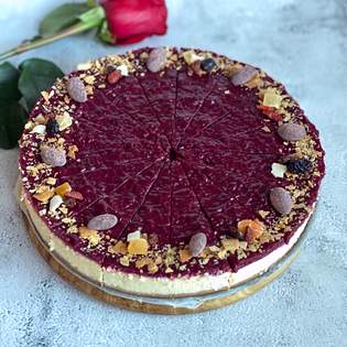 Previsualización de la receta Cheesecake con cobertura de frutas