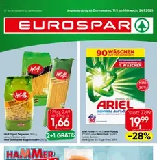 Eurospar Flugblatt - Prospekt Vorschau gültig ab 11.09.2025