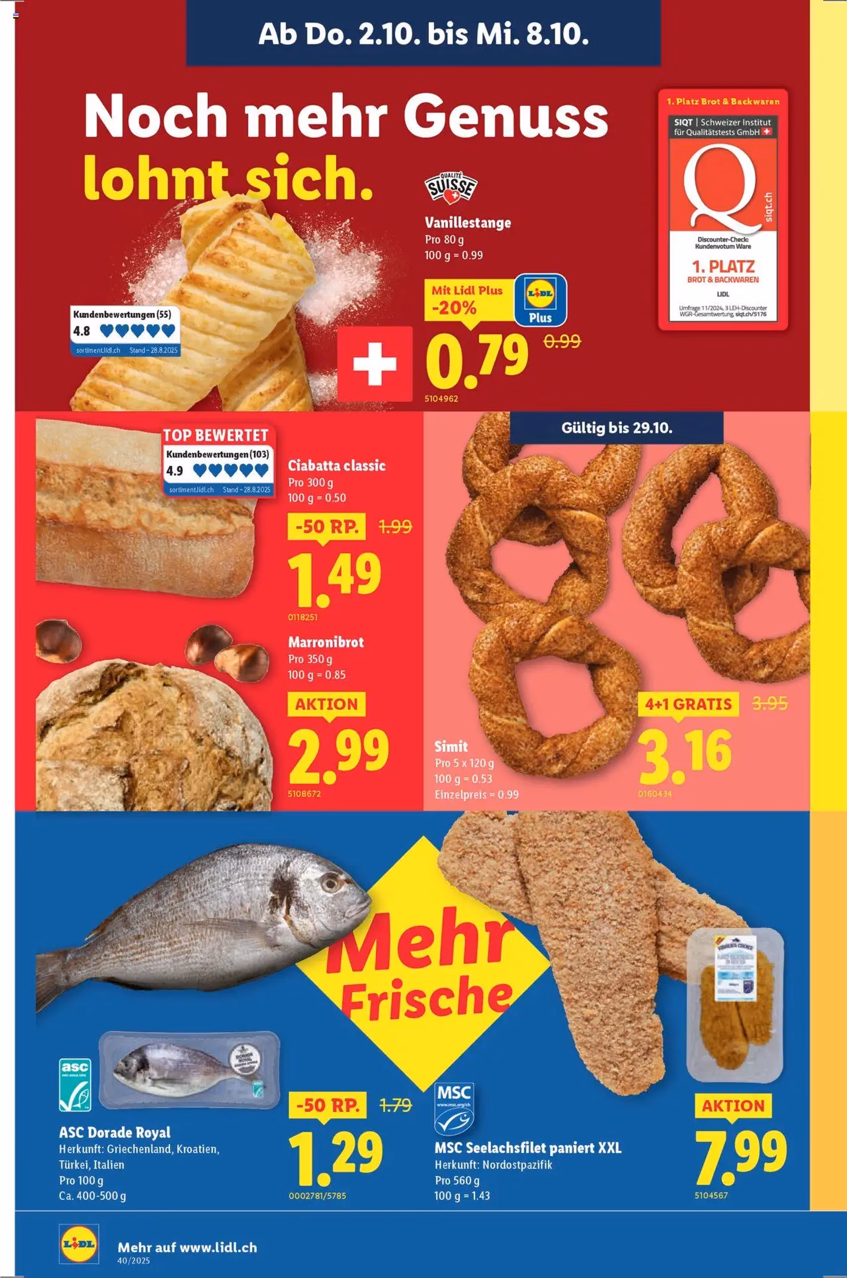 Lidl Aktionen - Gültiger Prospekt ab 02.10.2025, Seite 6 von insgesamt 36