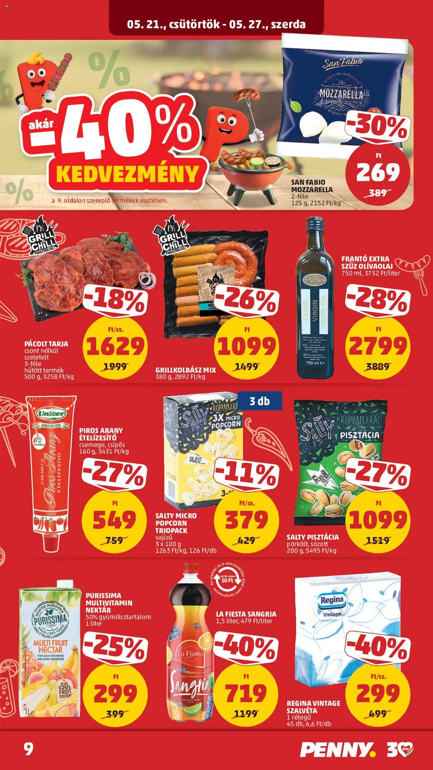 PENNY akciós újság - 2026.05.21. érvényes szórólap 11 oldal 43 oldalból