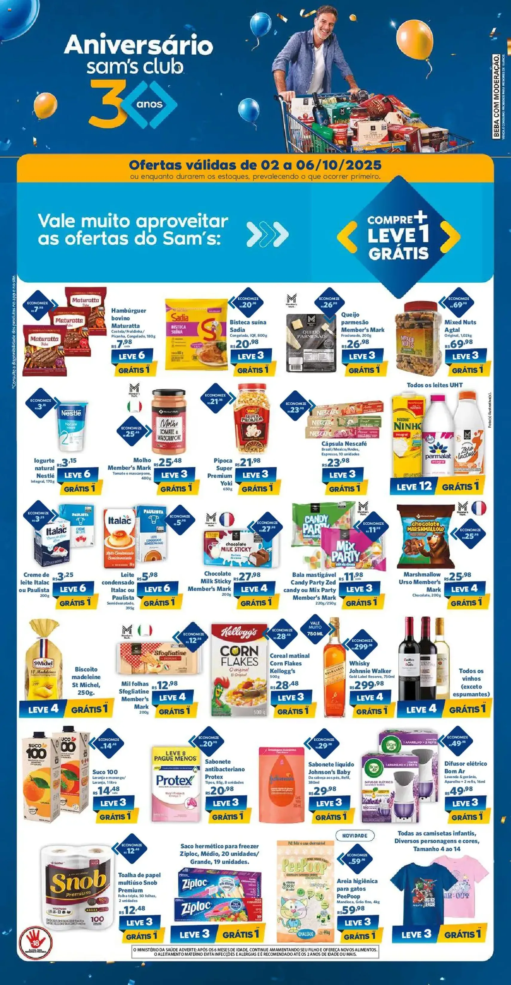 Sam's Club - Ofertas da semana - folheto válido a partir de 02/10/2025 página 1 de 4