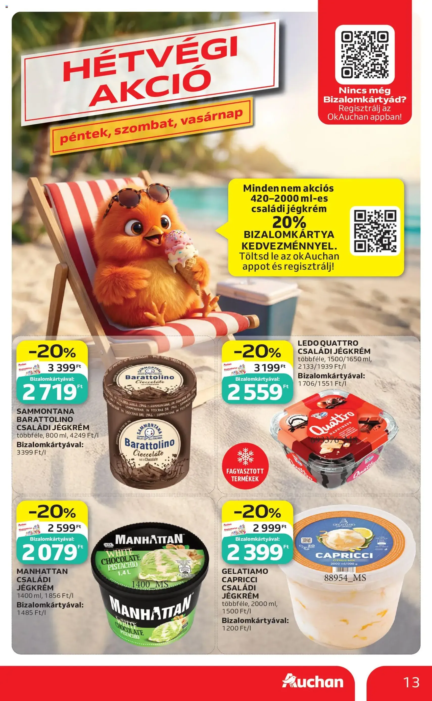 Auchan akciós újság - 2026.08.06. érvényes szórólap 13 oldal 48 oldalból