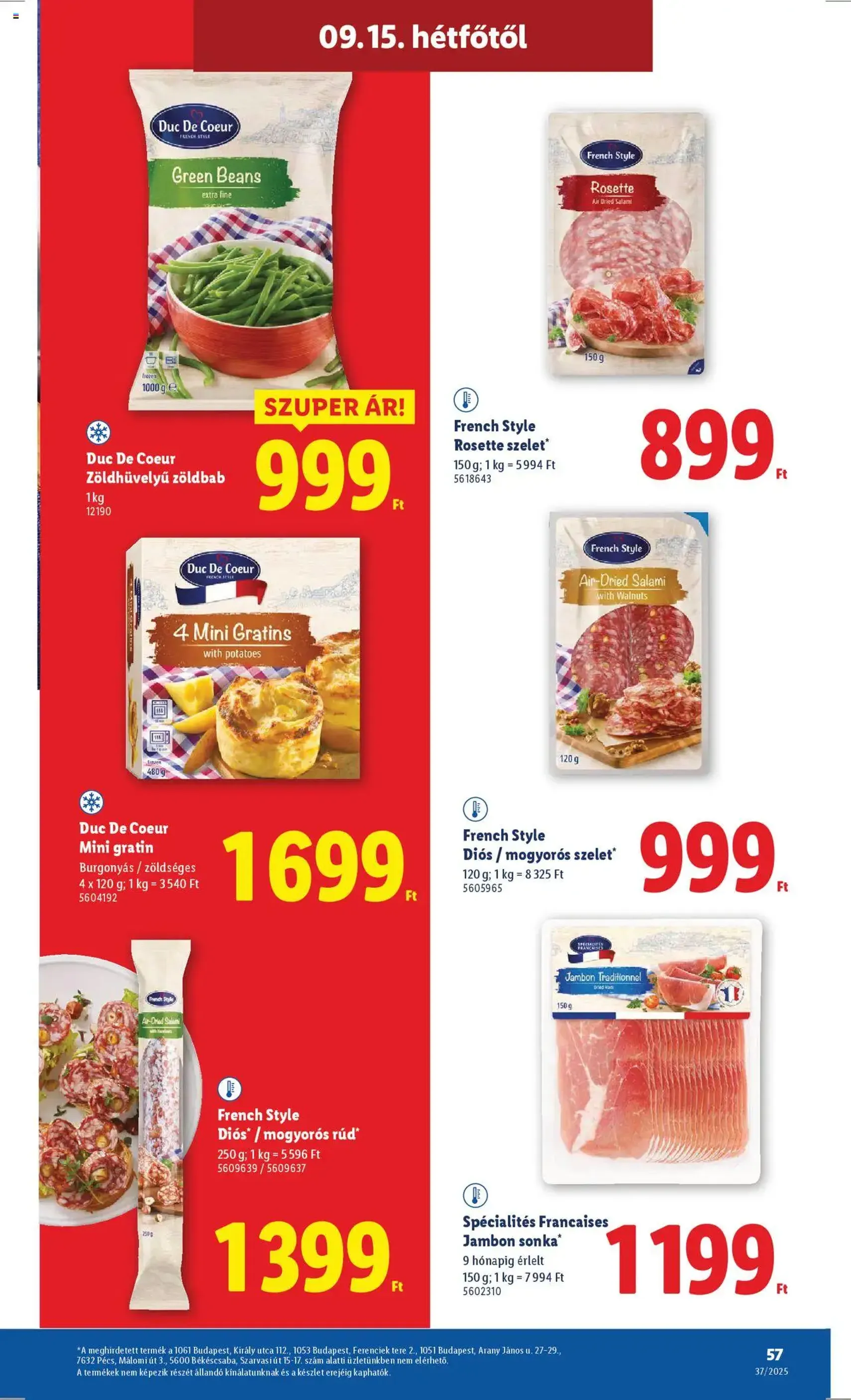 Lidl Akciós újság - 2025.09.11. érvényes szórólap 57 oldal 66 oldalból Lidl Akciós újság - 2025.09.11. érvényes szórólap 57 oldal 66 oldalból