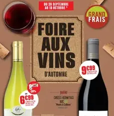 Grand Frais catalogue foire aux vins Automne - Prévisualisation du catalogue valable à partir du 29/09/2025