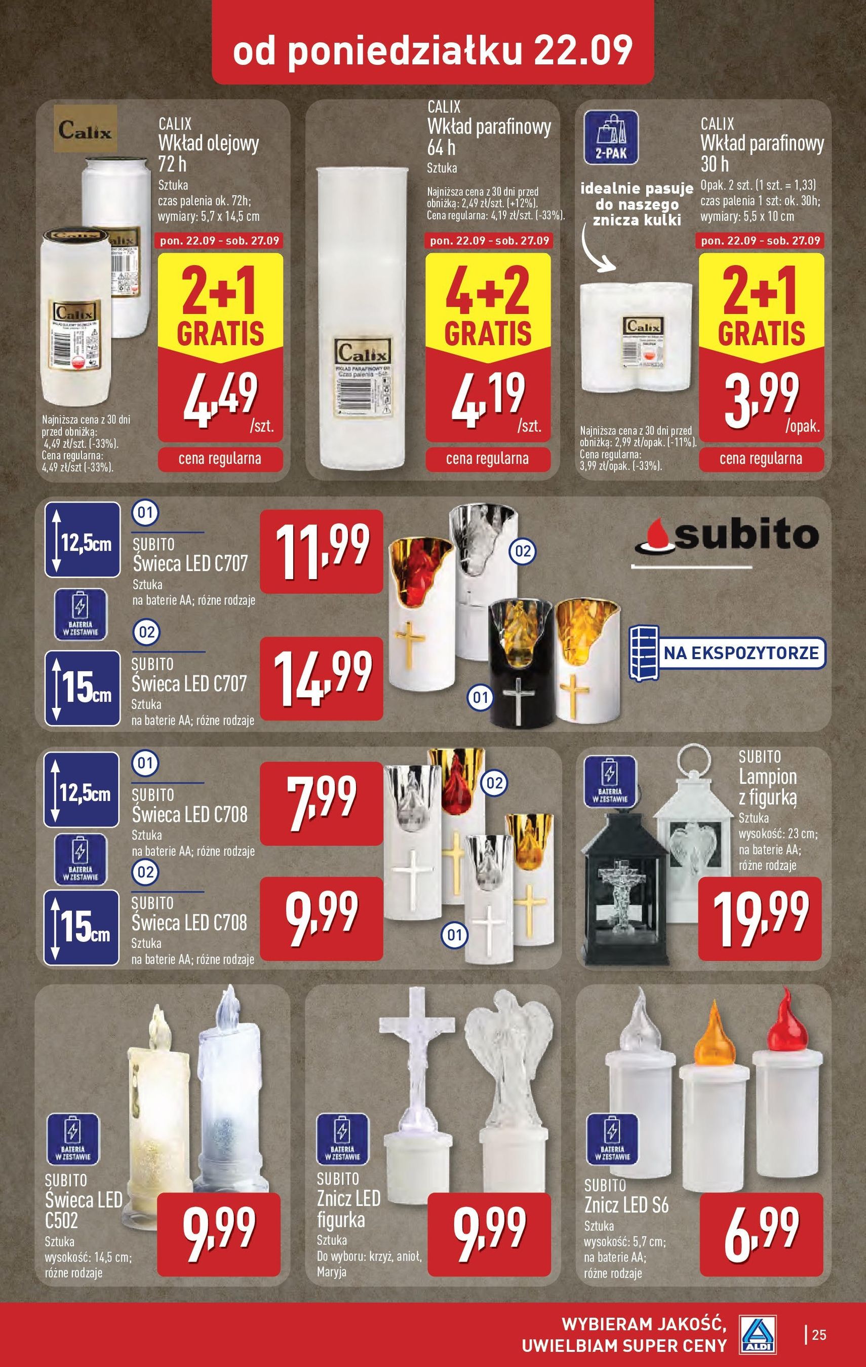 Aldi Gazetka - ważny gazetka od 22.09.2025 strona 25 z 41 Aldi Gazetka - ważny gazetka od 22.09.2025 strona 25 z 41