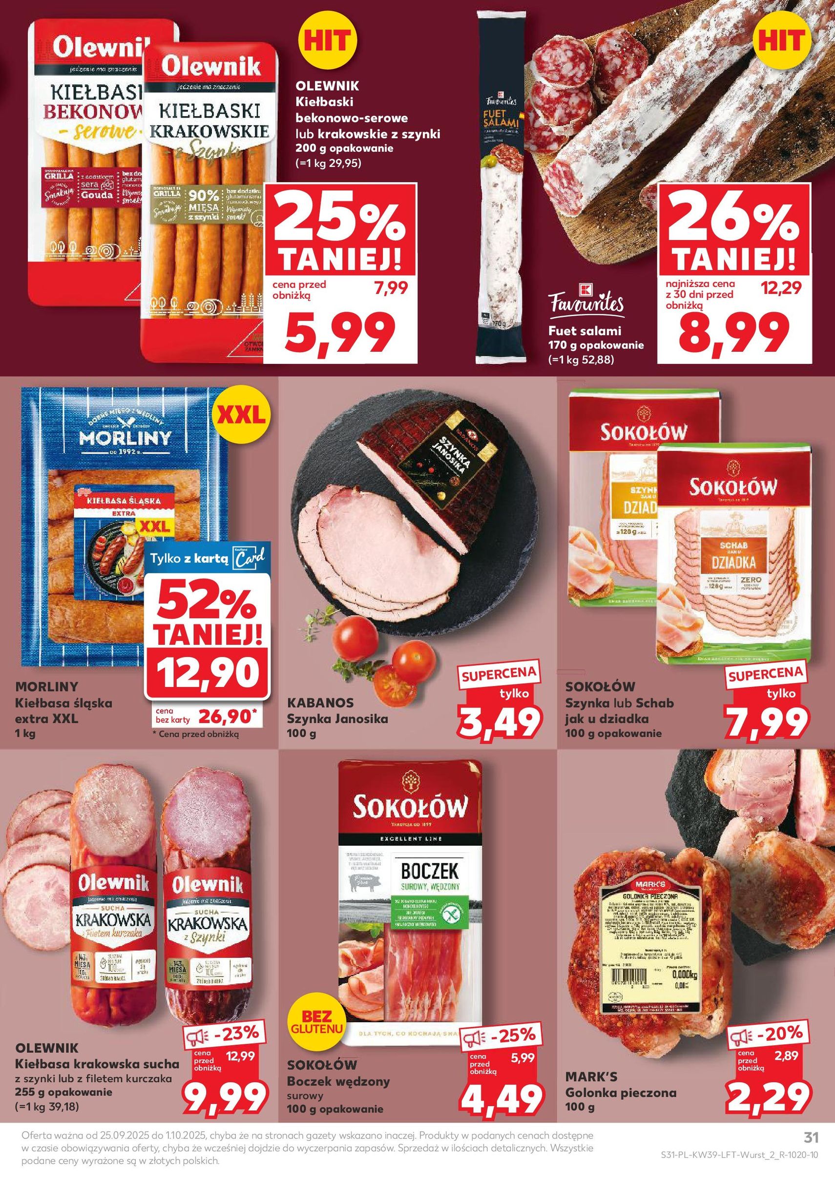 Kaufland gazetka - ważny gazetka od 25.09.2025 strona 31 z 55 Kaufland gazetka - ważny gazetka od 25.09.2025 strona 31 z 55