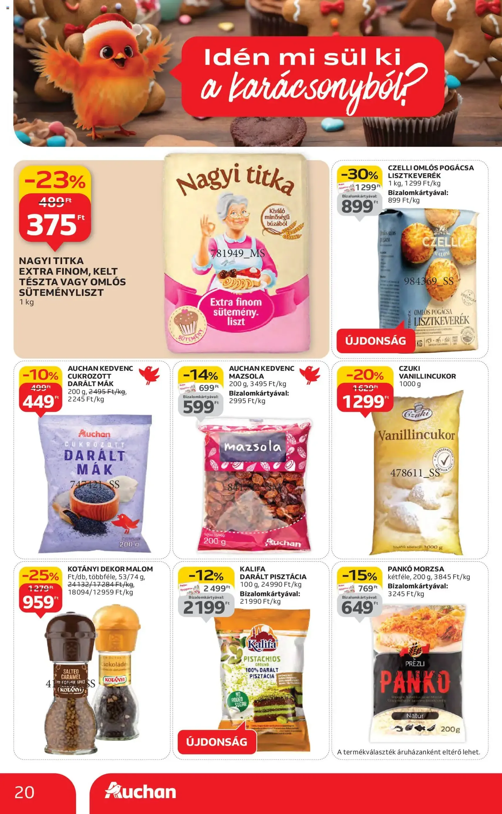 Auchan Akciós újság - 2025.11.06. érvényes szórólap 20 oldal 58 oldalból