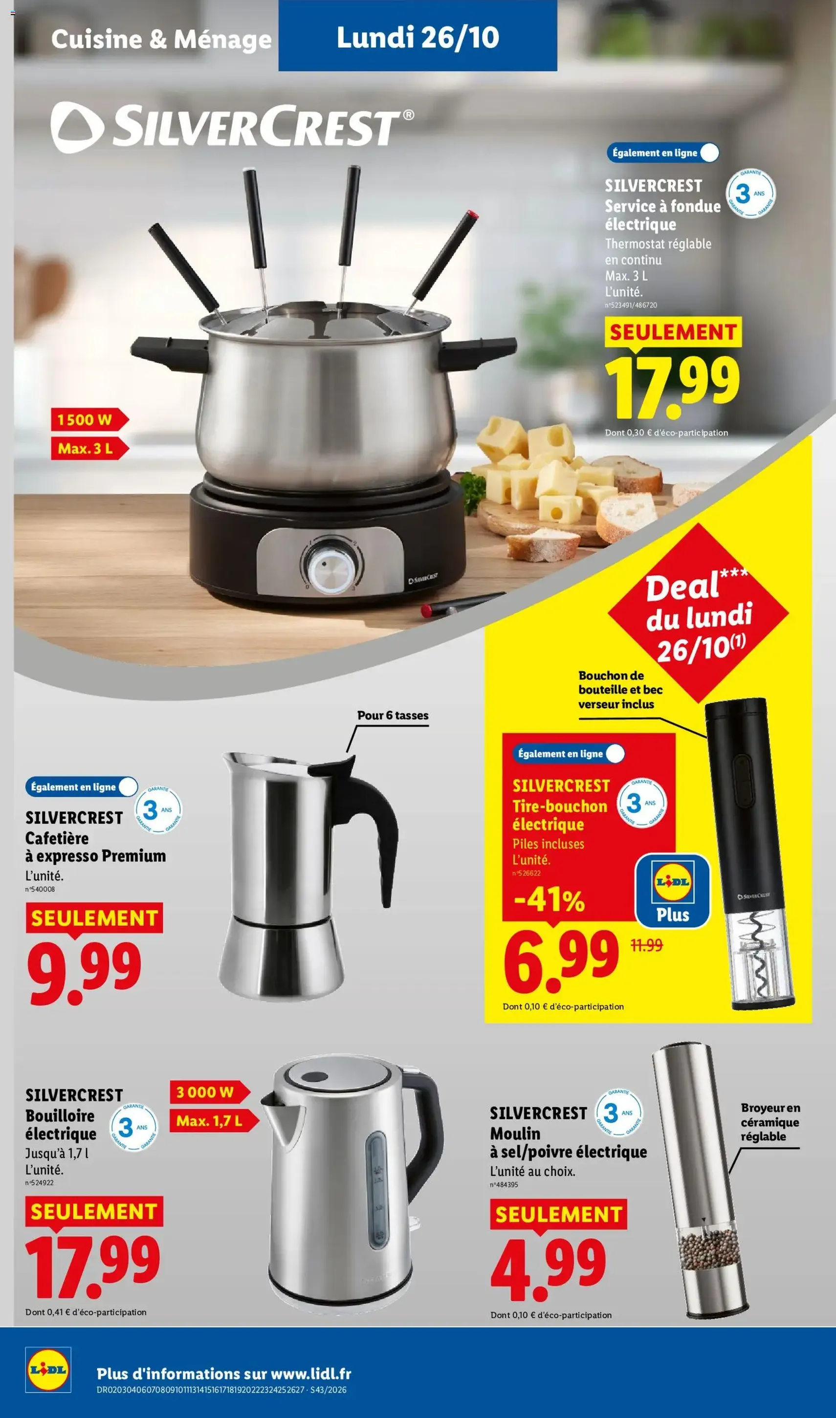 LIDL catalogue - brochure valable à partir du 22/10/2026, page 58 sur 66