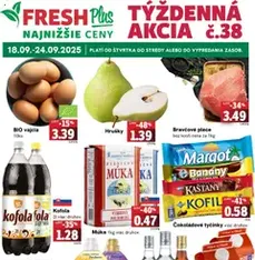 Fresh leták - náhľad letáku platný od 18.09.2025