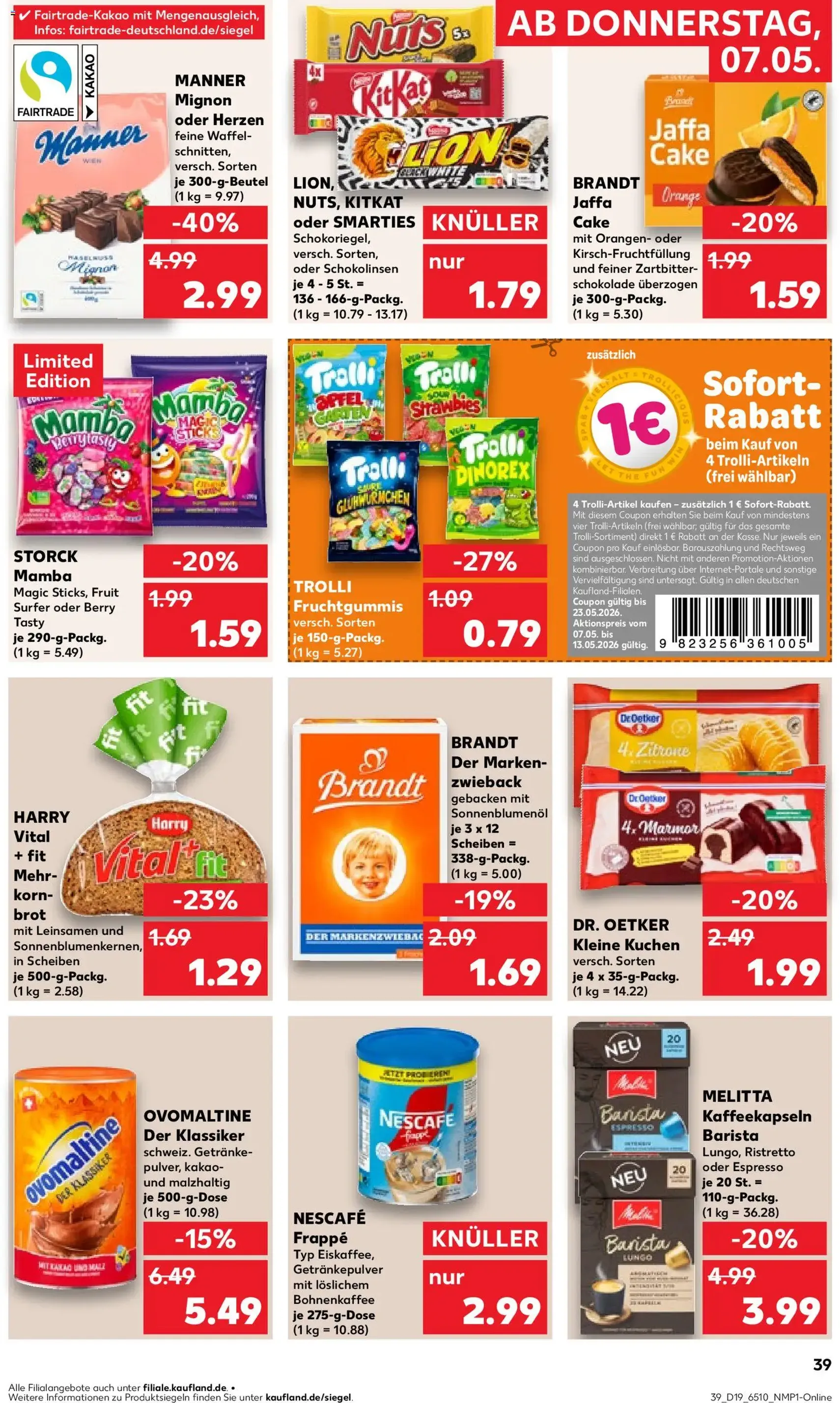 Kaufland DE - DE Folder Köln - geldige folder vanaf 07-05-2026 pagina 39 van 58