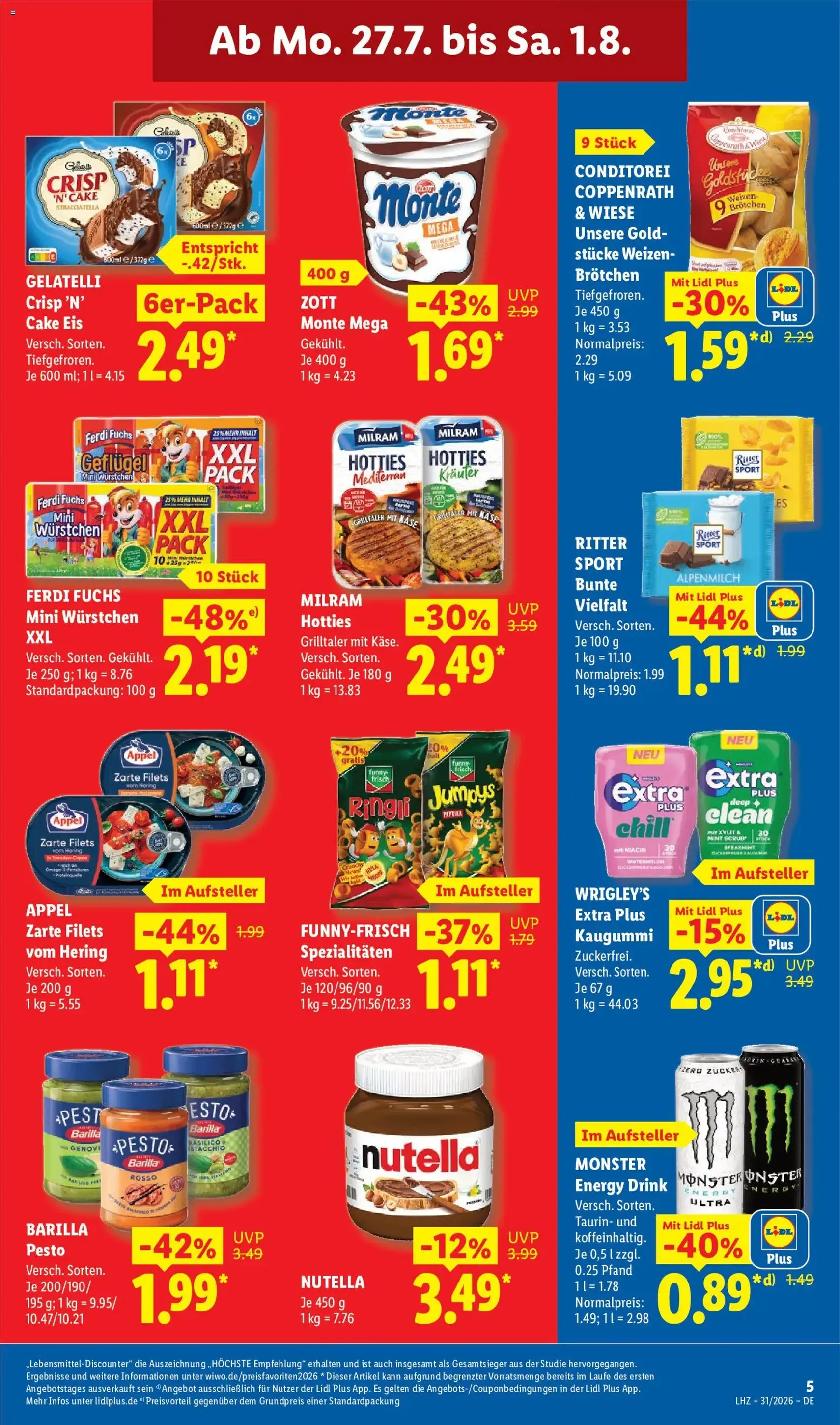 Lidl Prospekt - Gültiger Prospekt ab 27.07.2026, Seite 15 von insgesamt 69