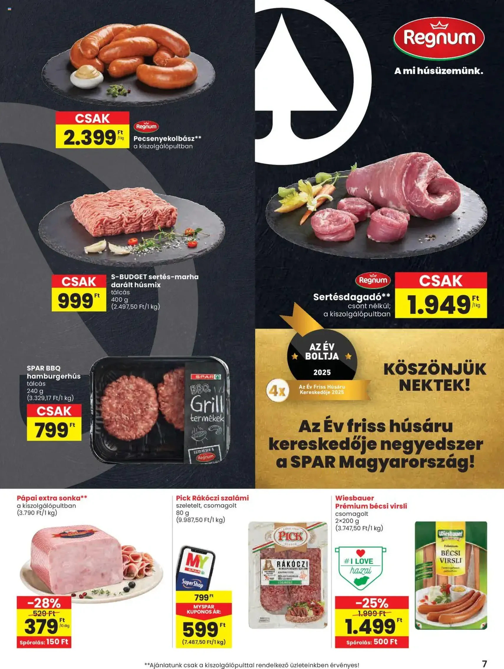 Spar Akciós újság - 2025.09.25. érvényes szórólap 7 oldal 24 oldalból