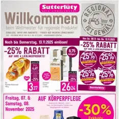 Sutterlüty Flugblatt - Prospekt Vorschau gültig ab 05.11.2025