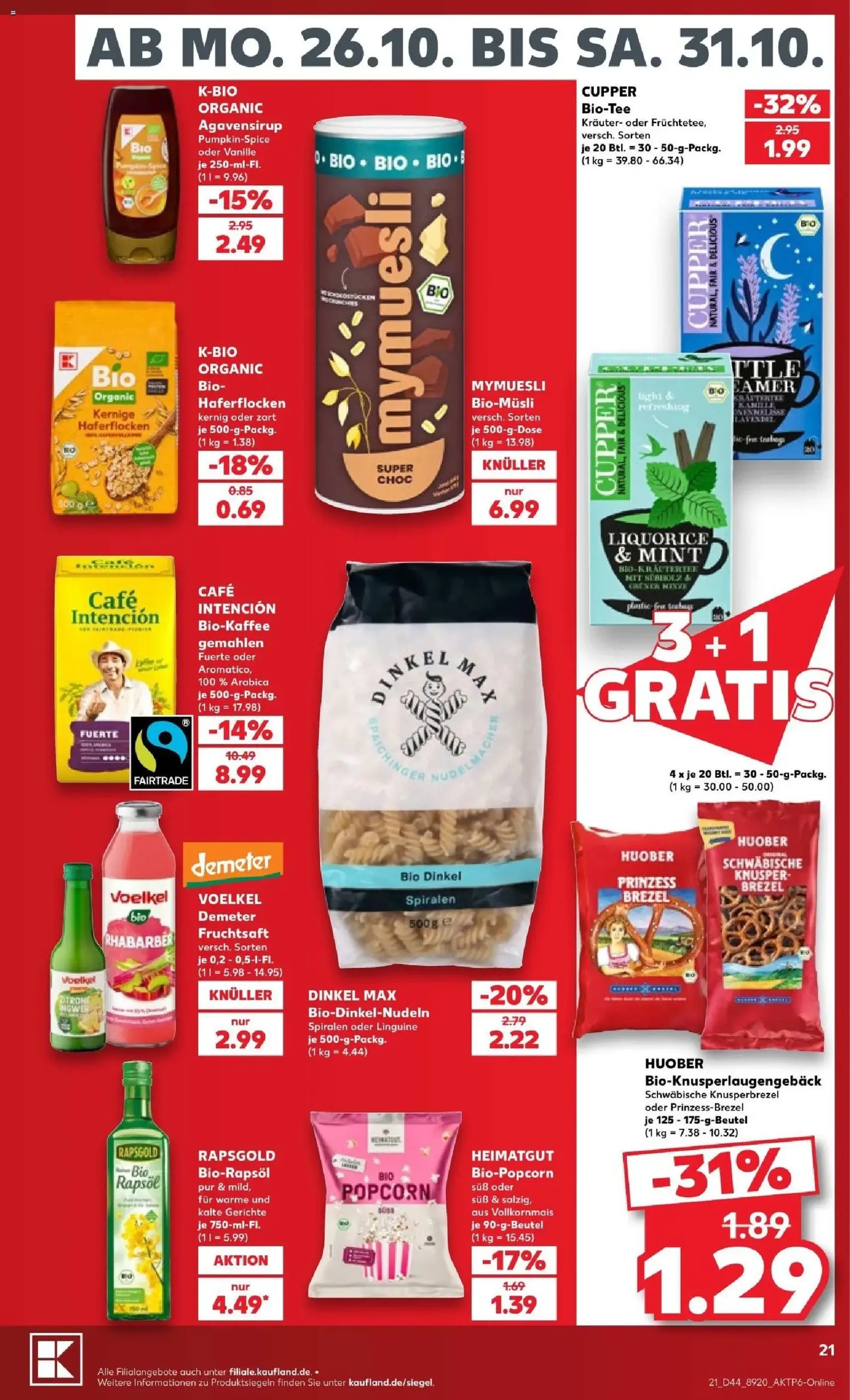 Kaufland Prospekt - Gültiger Prospekt ab 26.10.2026, Seite 21 von insgesamt 76