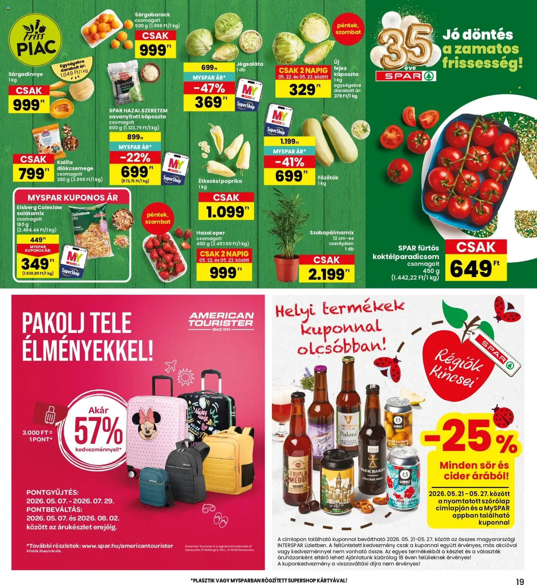 Interspar akciós újság - 2026.05.21. érvényes szórólap 19 oldal 20 oldalból