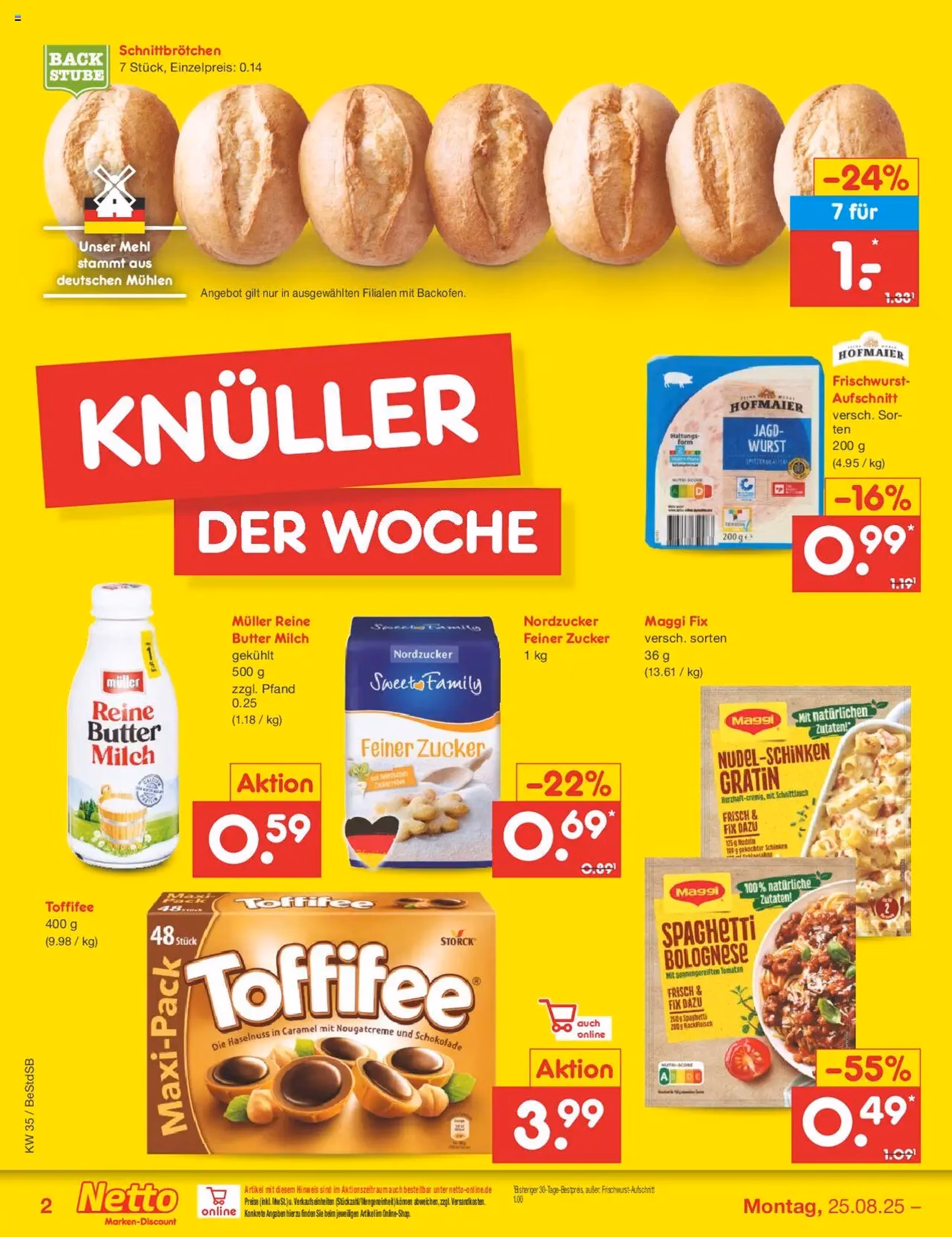 Netto Marken-Discount Prospekt - Gültiger Prospekt ab 25.08.2025, Seite 2 von insgesamt 65