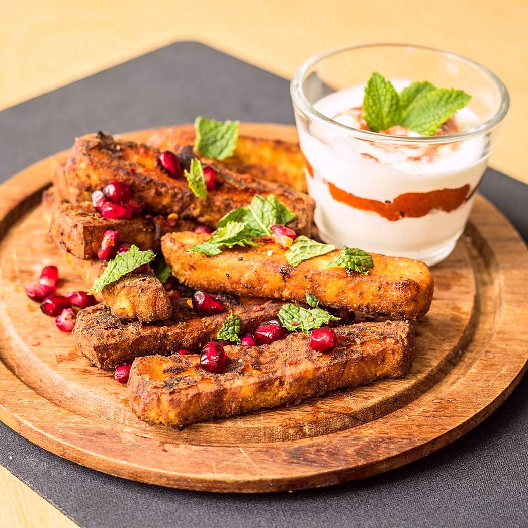 Patatine al formaggio Halloumi extra croccanti e croccanti