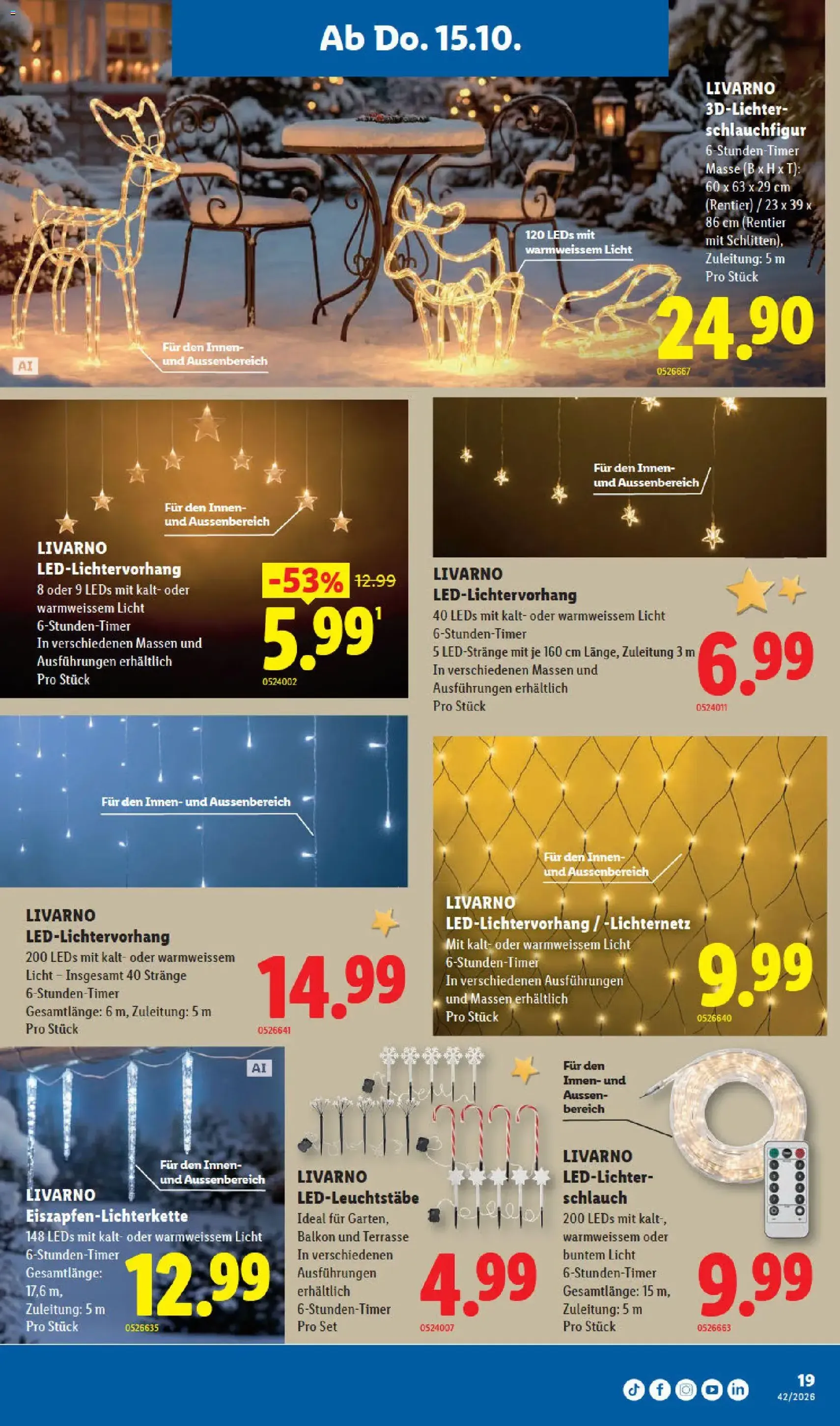 Lidl aktionen - Gültiger Prospekt ab 15.10.2026, Seite 19 von insgesamt 40