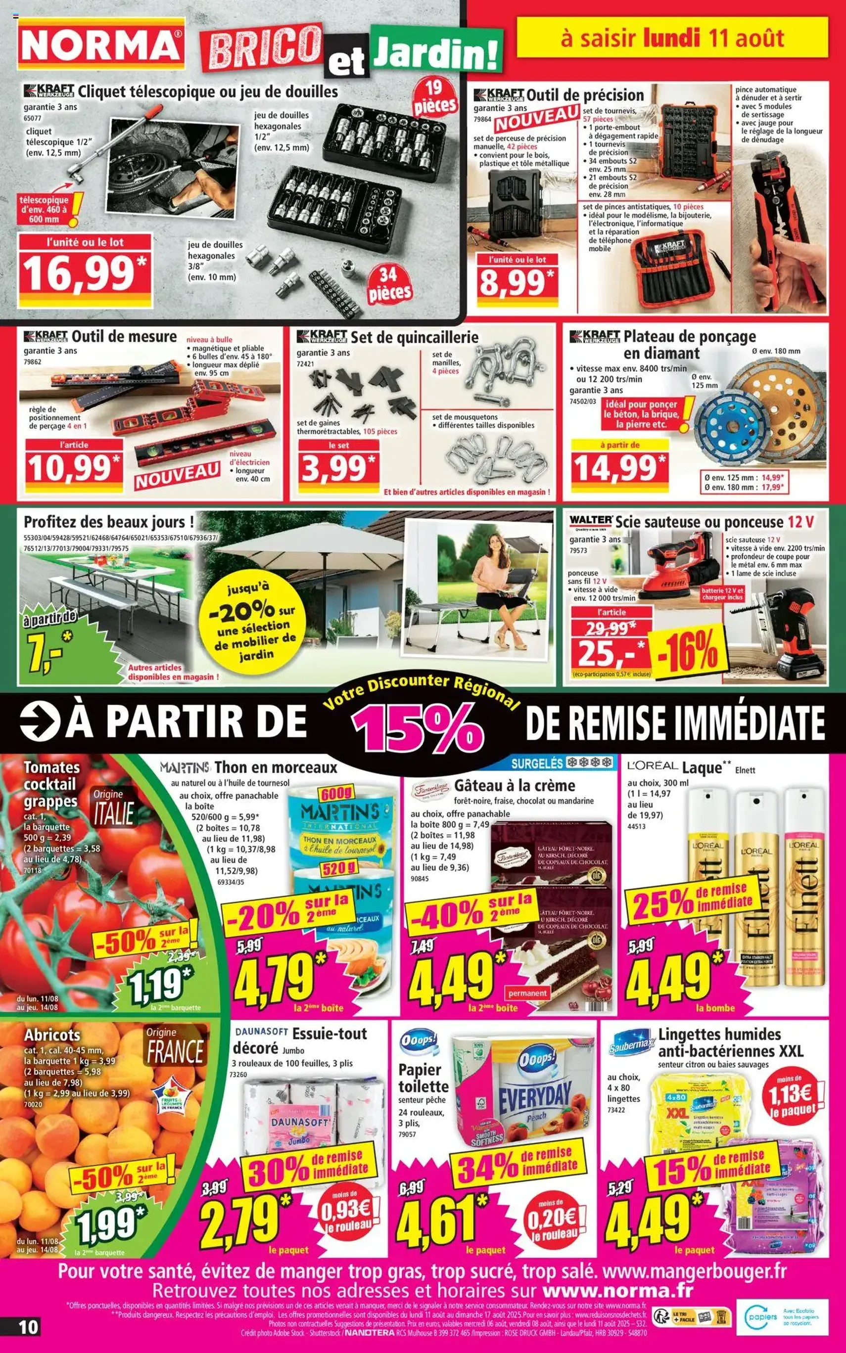 Norma catalogue - brochure valable à partir du 06/08/2025, page 10 sur 12 Norma catalogue - brochure valable à partir du 06/08/2025, page 10 sur 12