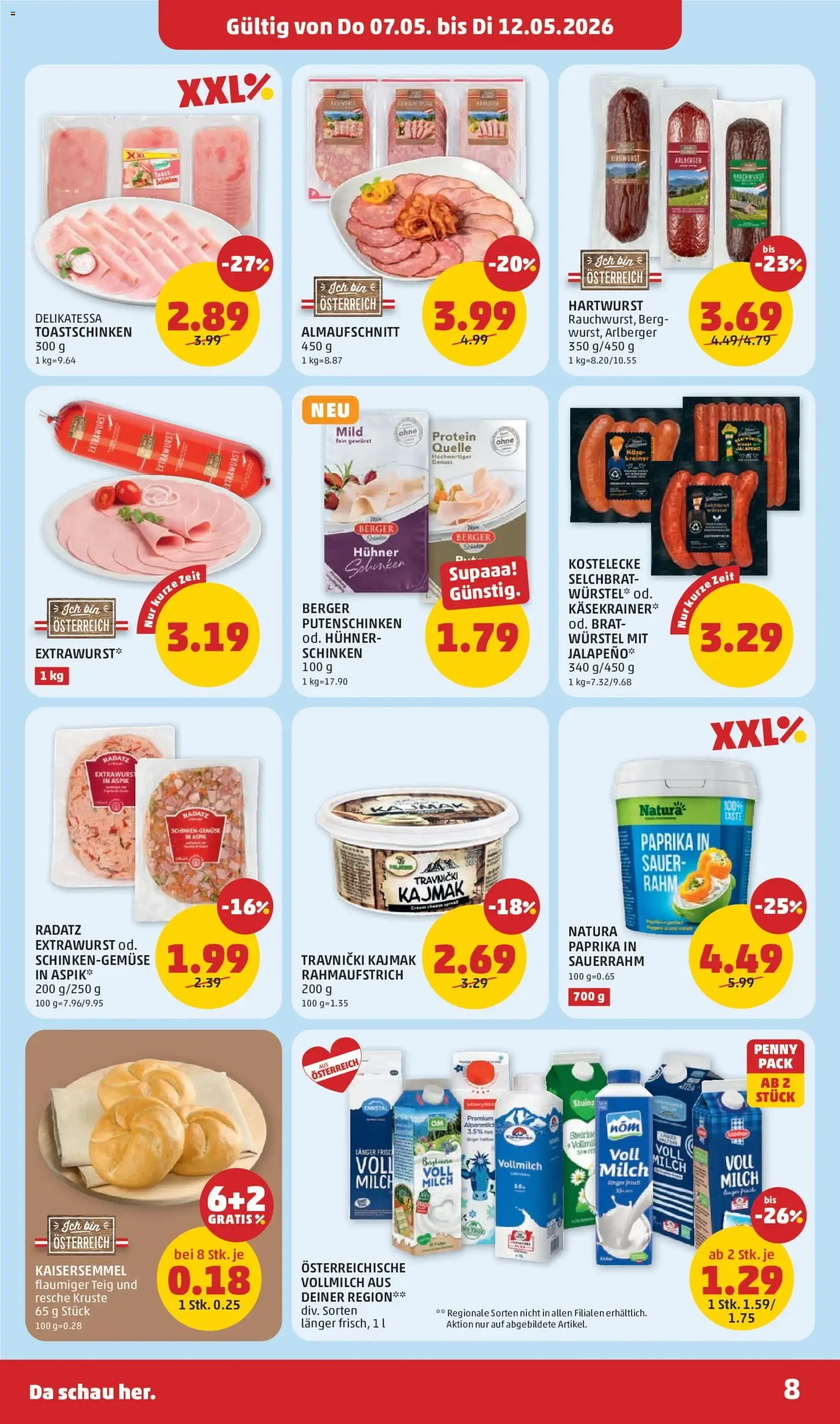 Penny Markt - Flugblatt - Gültiger Prospekt ab 07.05.2026, Seite 8 von insgesamt 28