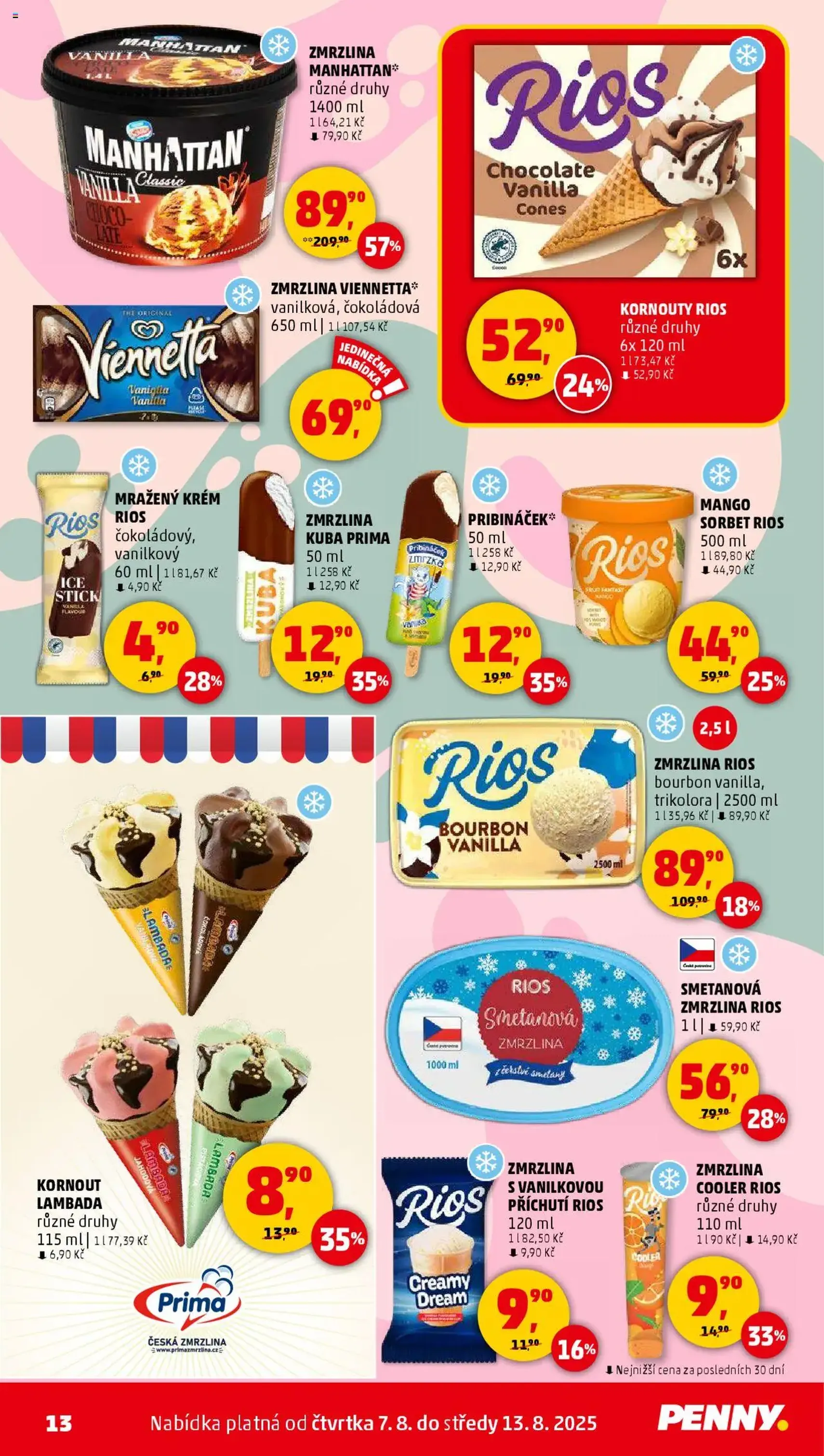 Penny Market leták - Čtvrtečník - platný leták od 07.08.2025 strana 13 z 31 Penny Market leták - Čtvrtečník - platný leták od 07.08.2025 strana 13 z 31