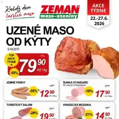 Prodejny Zeman leták - náhled letáku platný od 22.06.2026