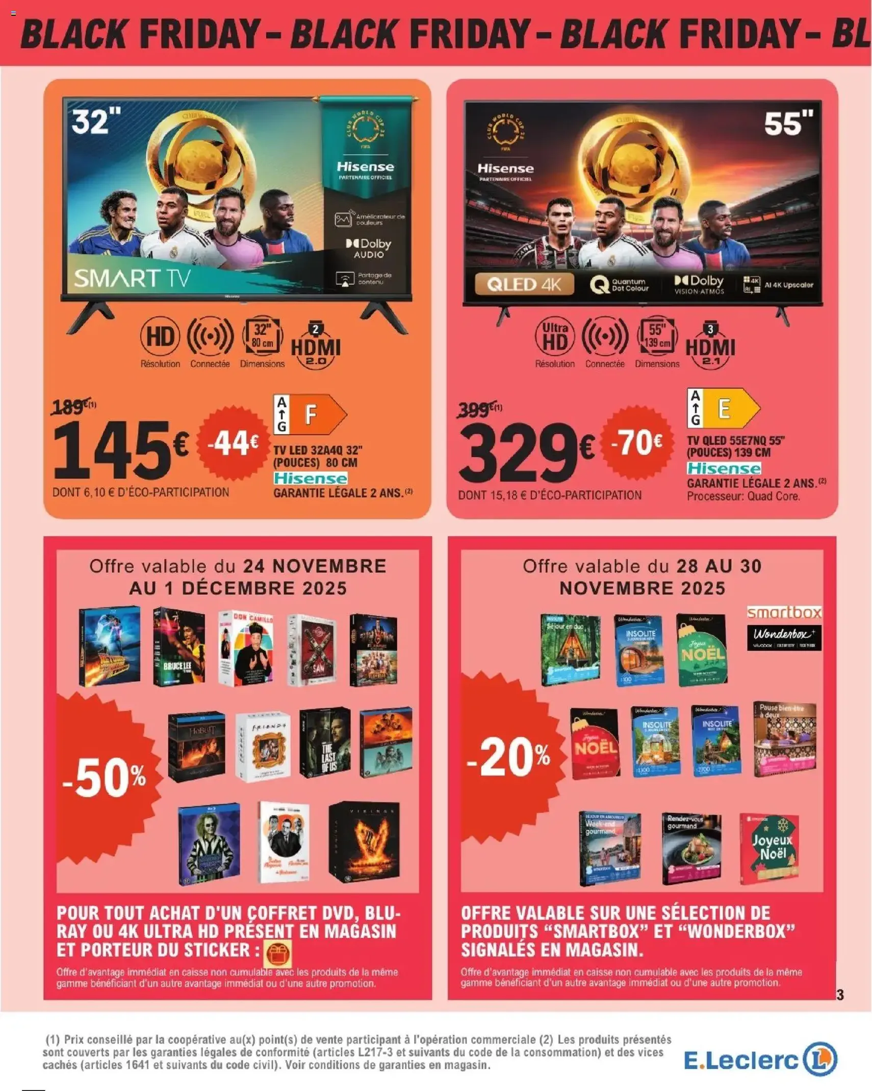 E.Leclerc Black Friday - brochure valable à partir du 21/11/2025, page 3 sur 20