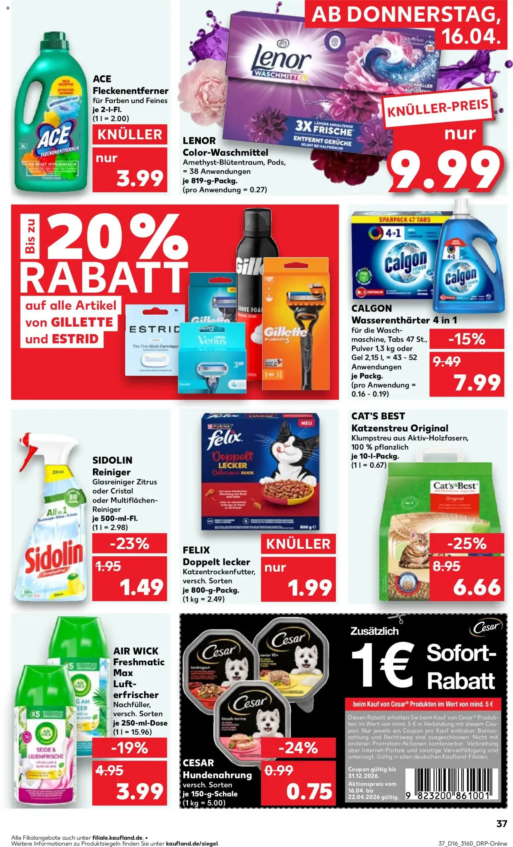 Kaufland Prospekt - Gültiger Prospekt ab 16.04.2026, Seite 37 von insgesamt 58