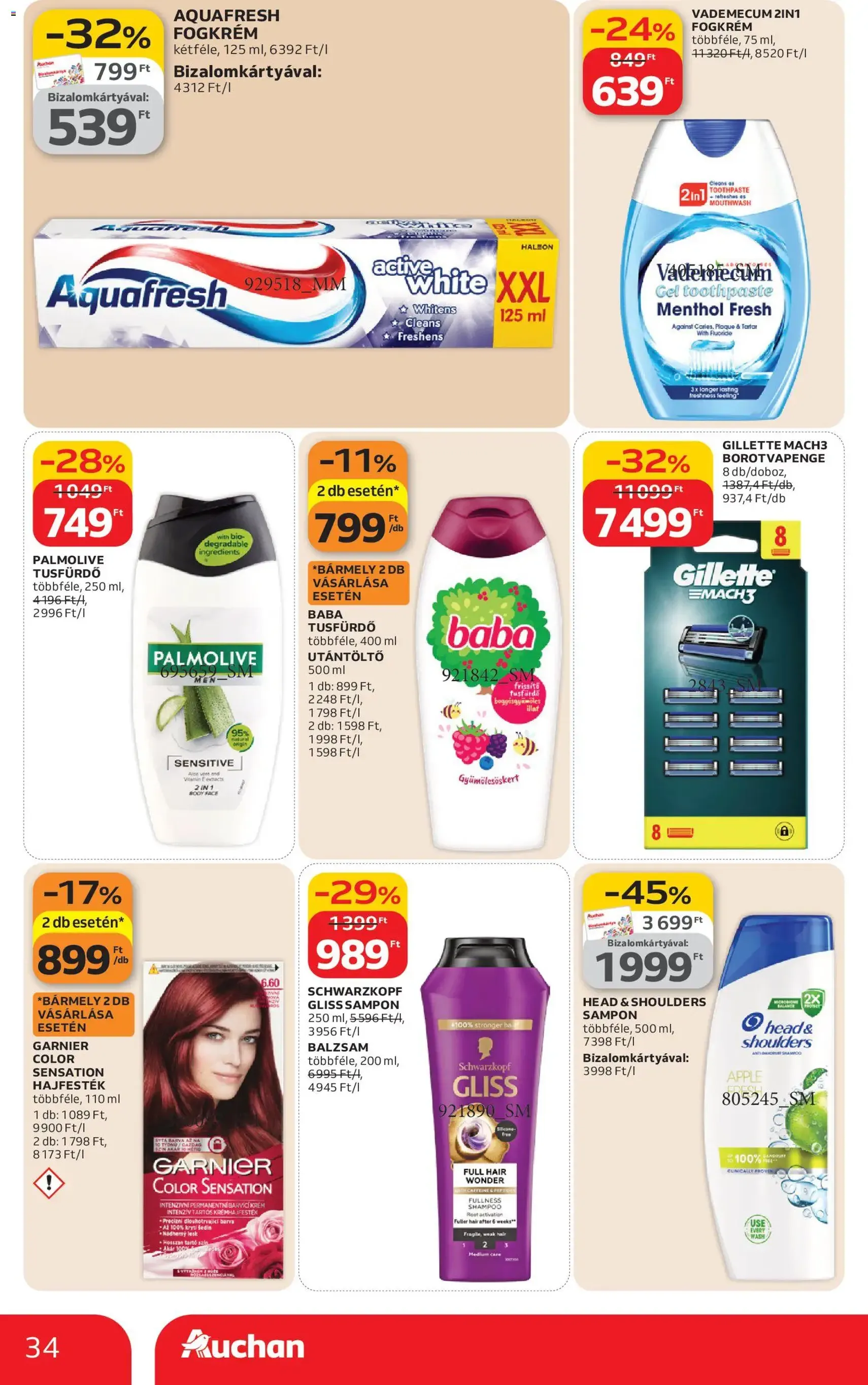 Auchan Akciós újság - 2026.02.19. érvényes szórólap 34 oldal 52 oldalból