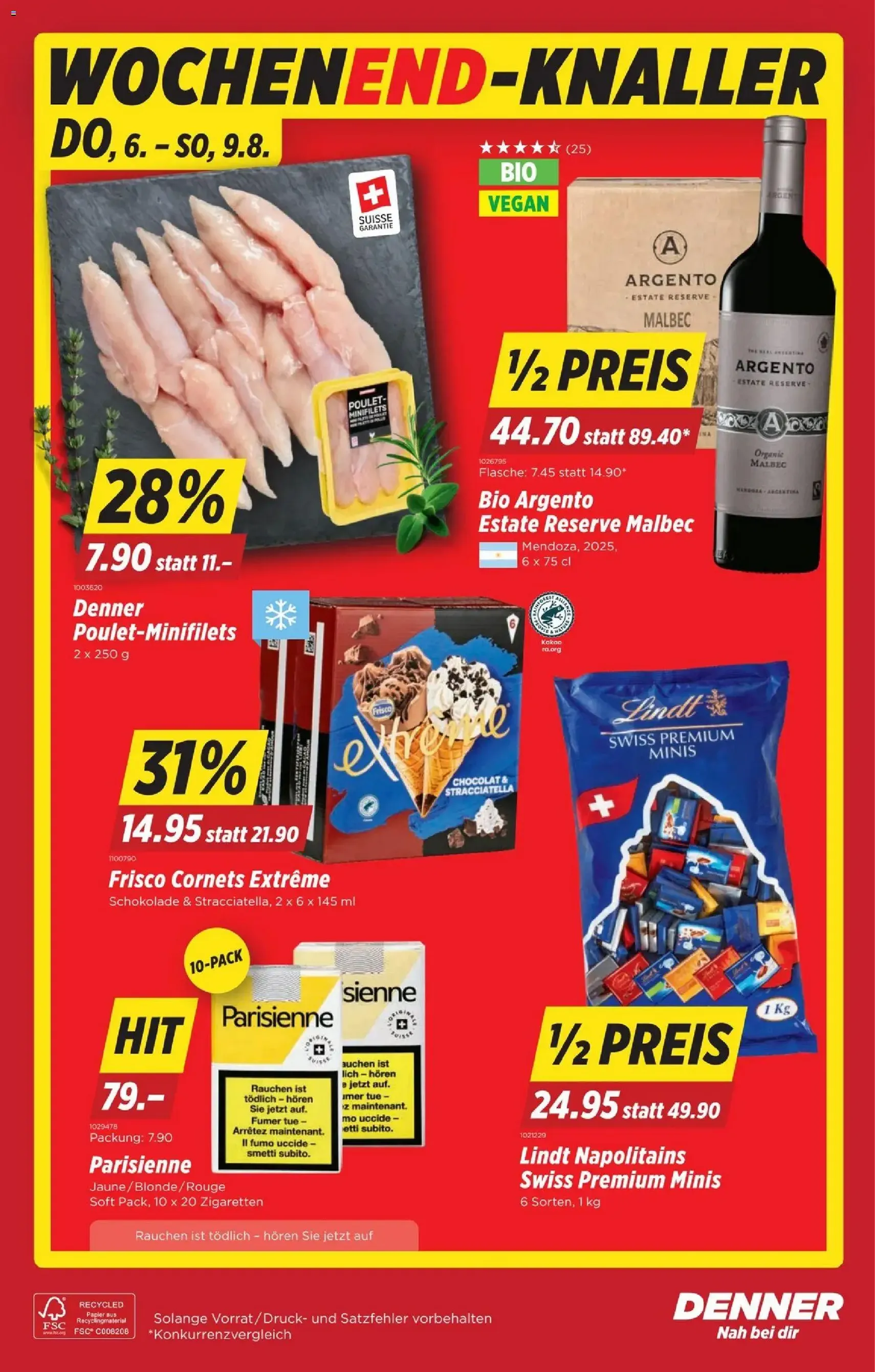 Denner aktionen - Gültiger Prospekt ab 06.08.2026, Seite 20 von insgesamt 20