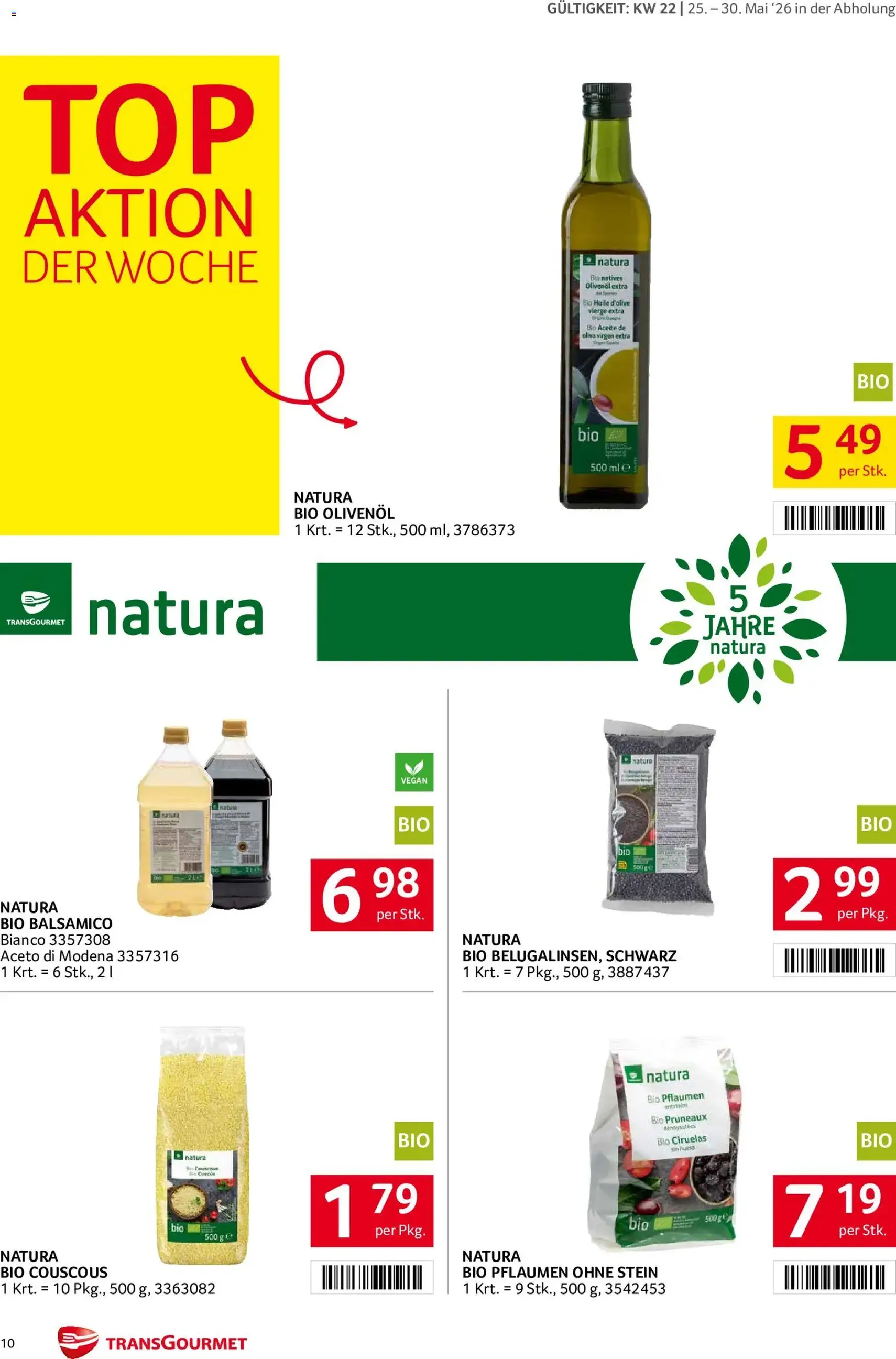 Transgourmet Flugblatt - Gültiger Prospekt ab 25.05.2026, Seite 10 von insgesamt 35