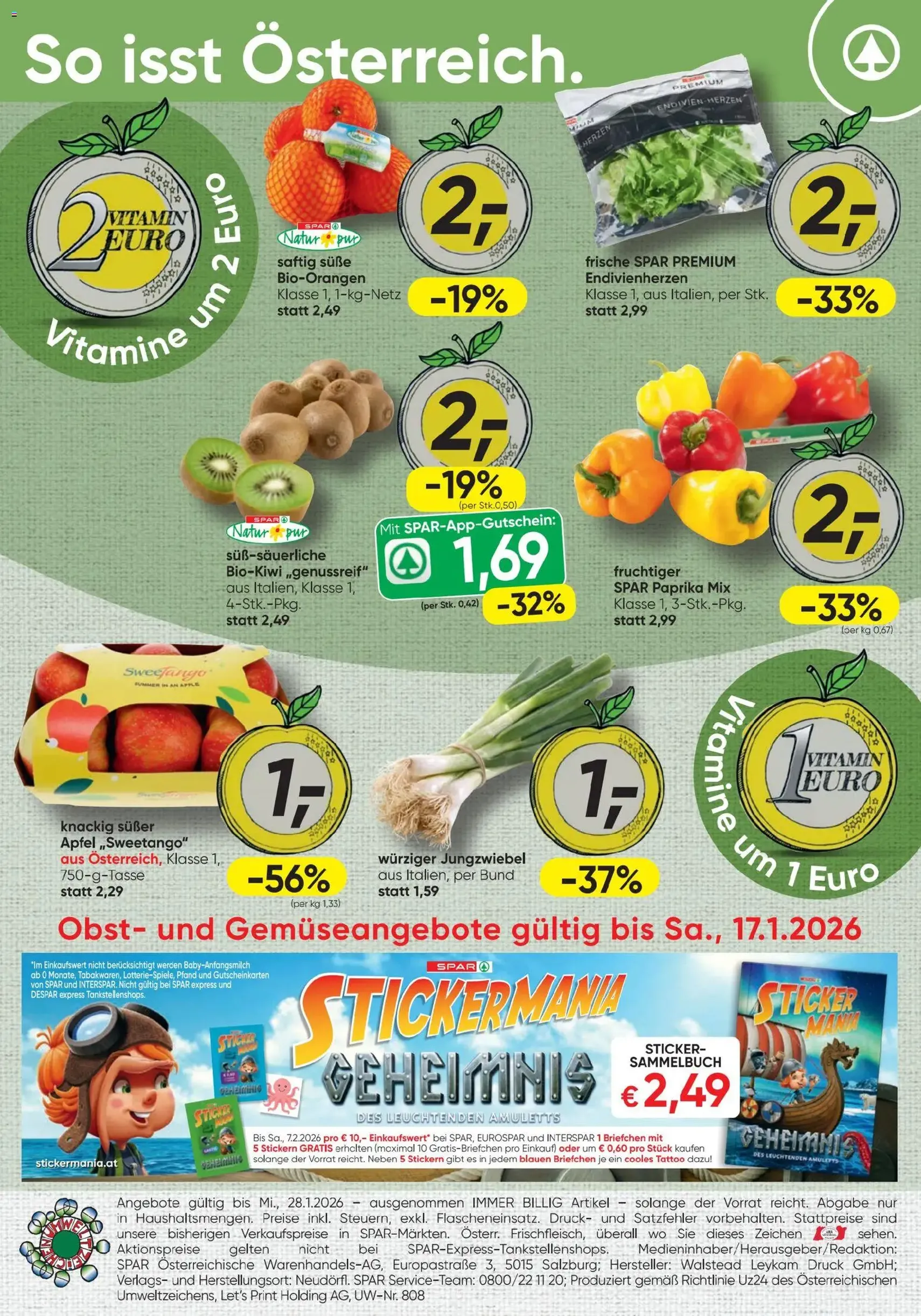 Spar Flugblatt - Gültiger Prospekt ab 15.01.2026, Seite 20 von insgesamt 20