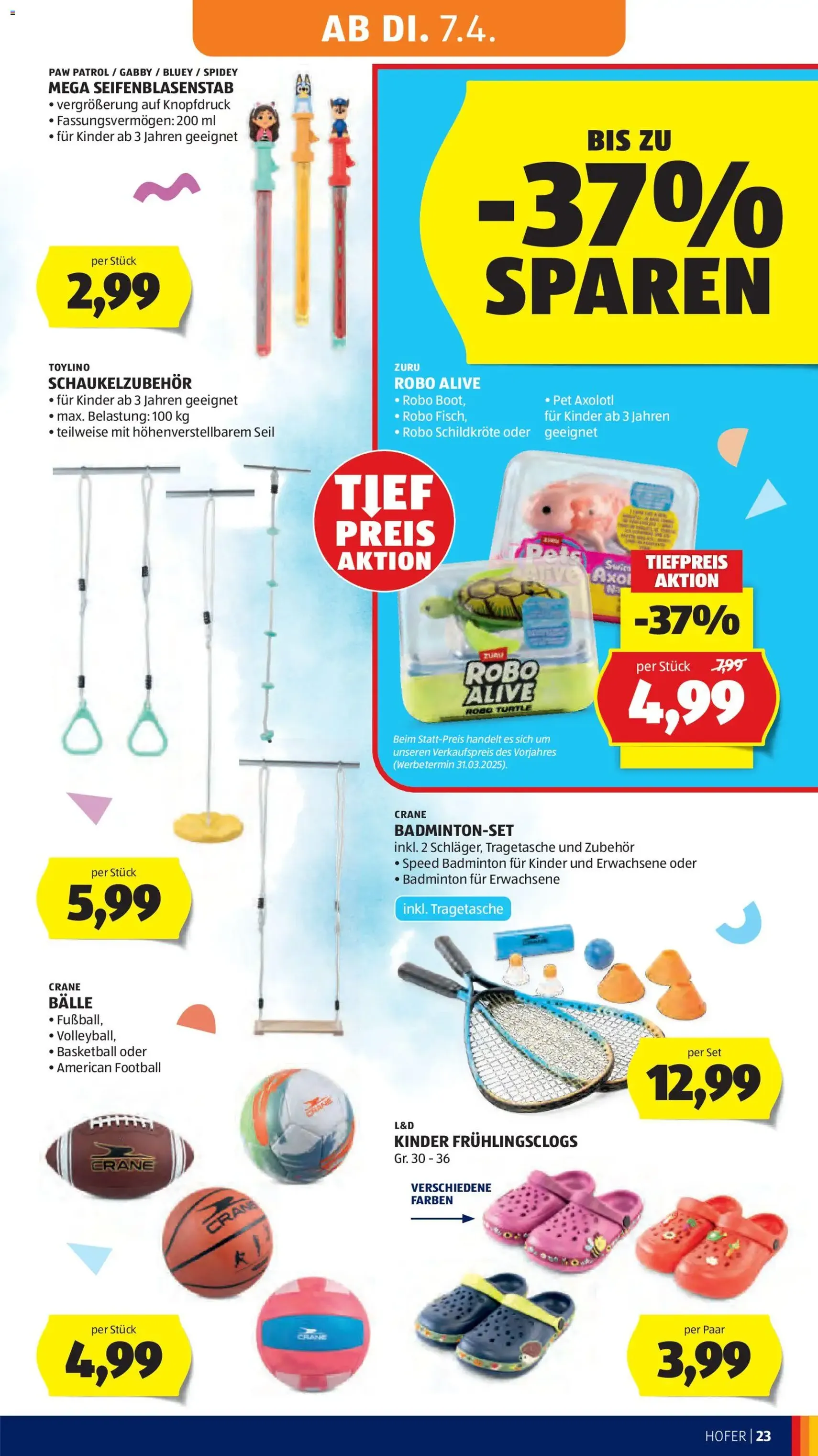 Hofer Flugblatt - Gültiger Prospekt ab 01.04.2026, Seite 27 von insgesamt 41