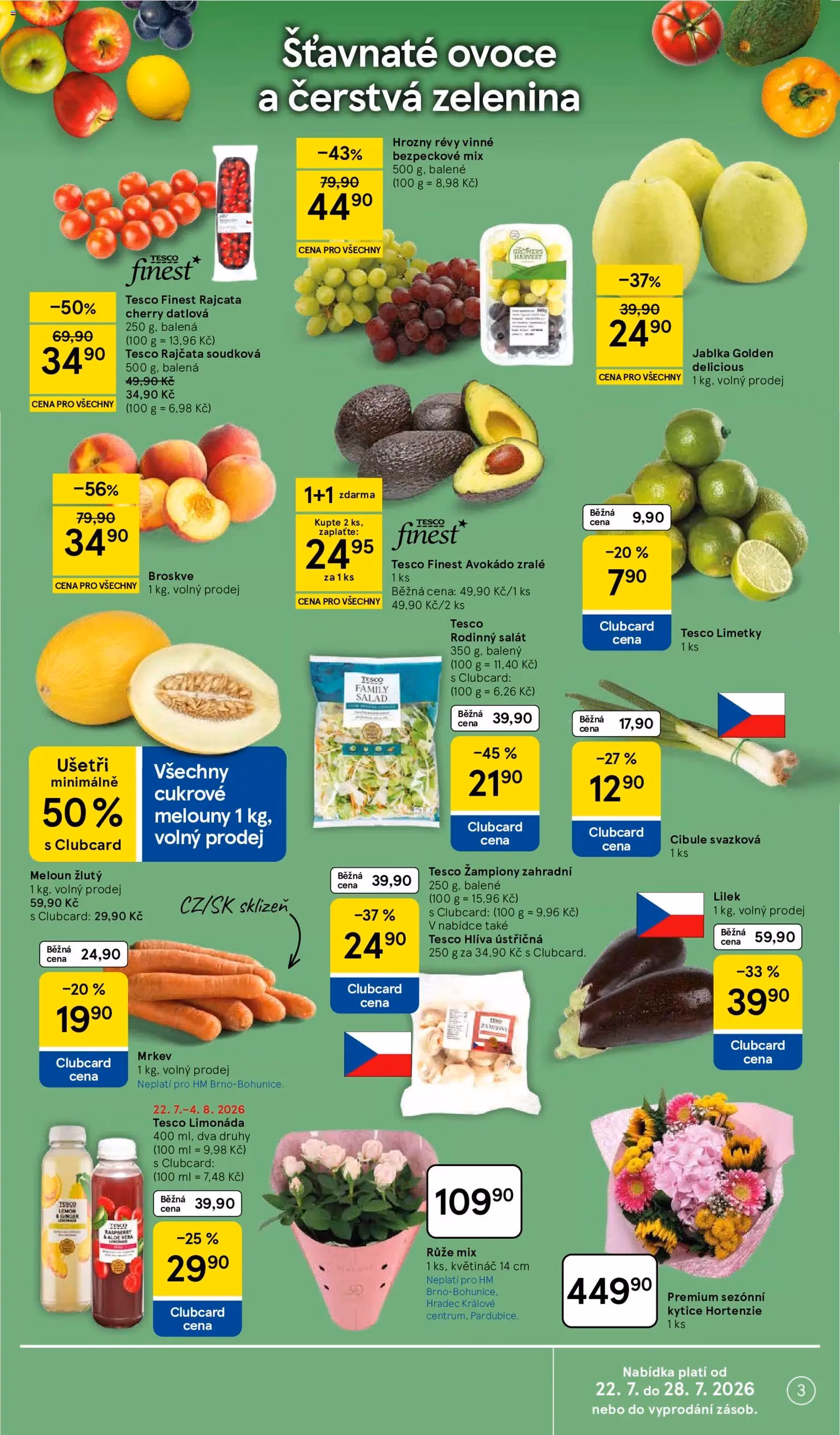 Tesco leták - Hypermarket - platný leták od 22.07.2026 strana 3 z 33