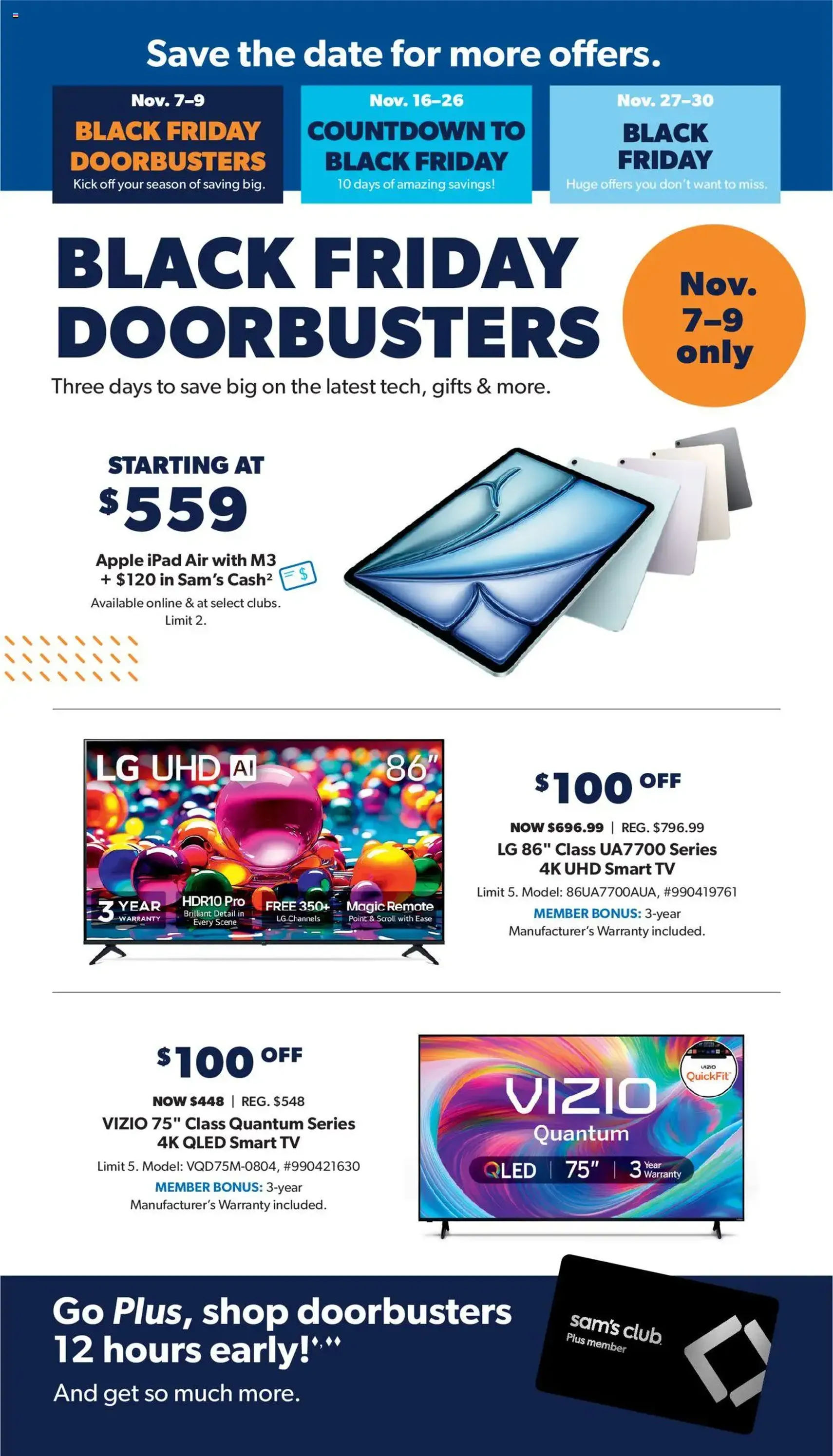 Sam's Club Black Friday - valid flyer from 10/29/2025, page 2 of 52