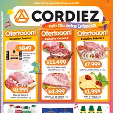 Vista previa del folleto Cordiez ofertas válido desde 07/08/2025