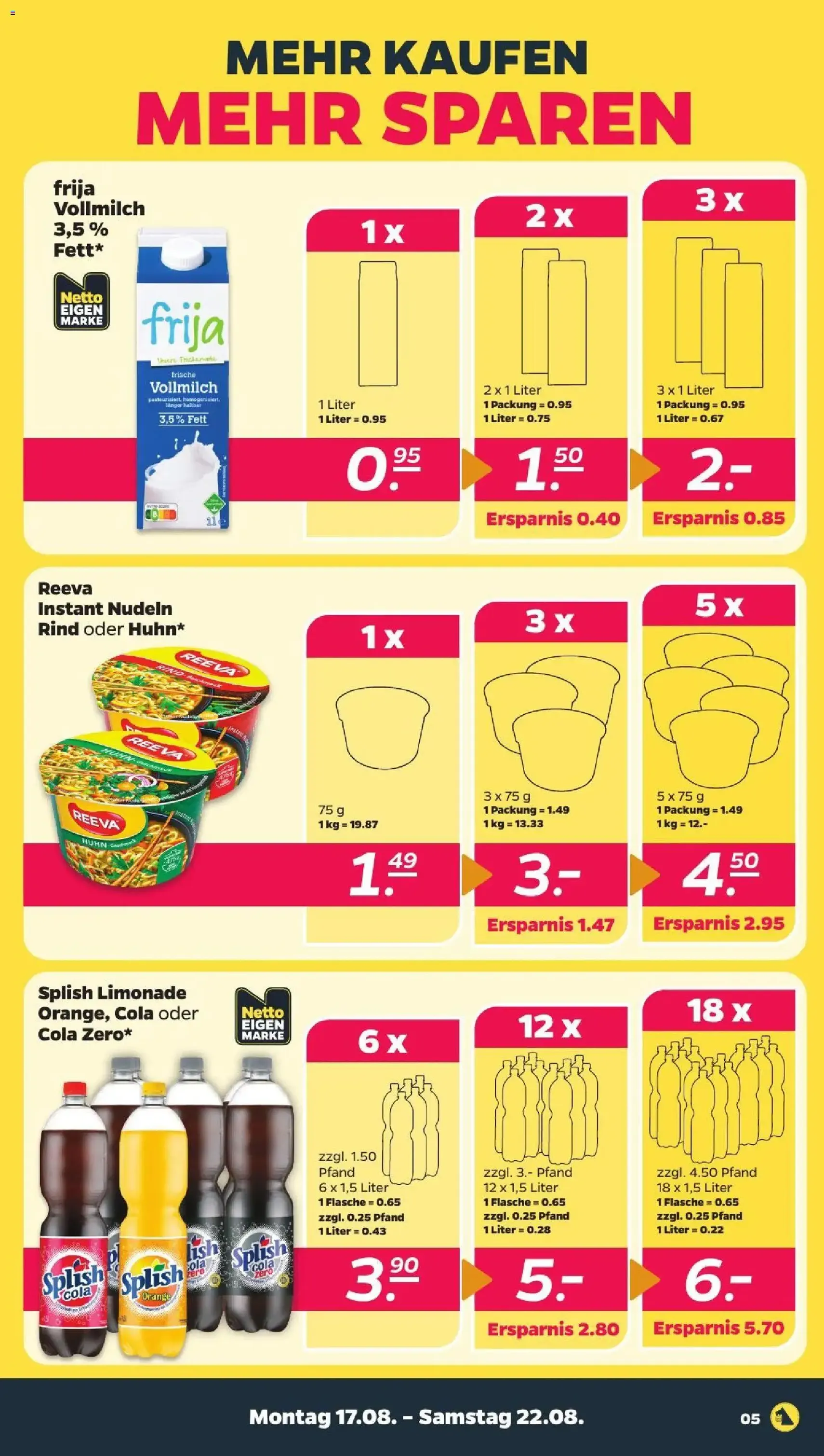 Netto Prospekt - Gültiger Prospekt ab 17.08.2026, Seite 7 von insgesamt 33