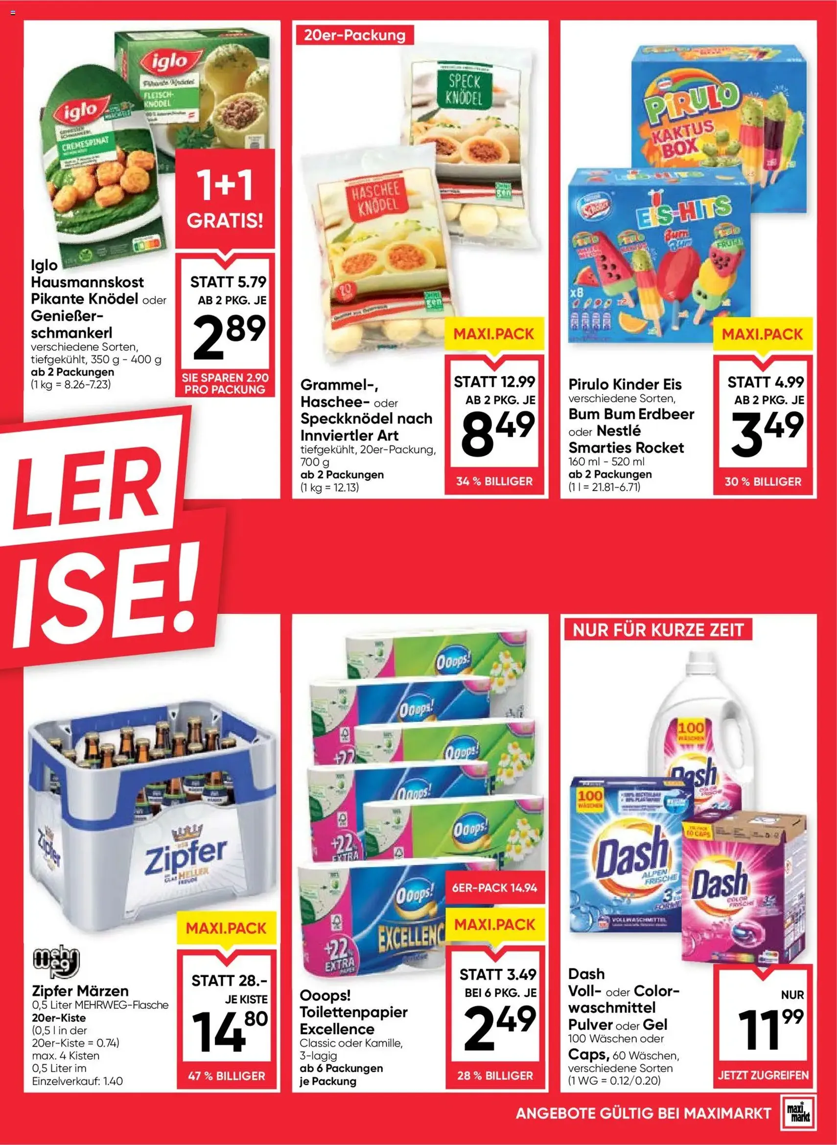 Maximarkt Flugblatt - Gültiger Prospekt ab 20.08.2026, Seite 3 von insgesamt 24