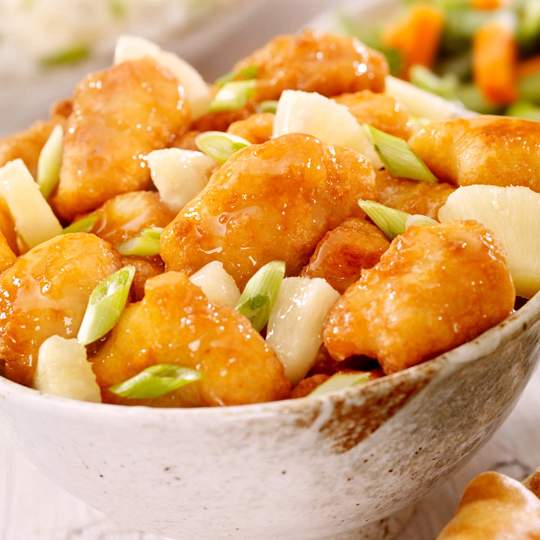 Anteprima ricetta Pollo su ananas