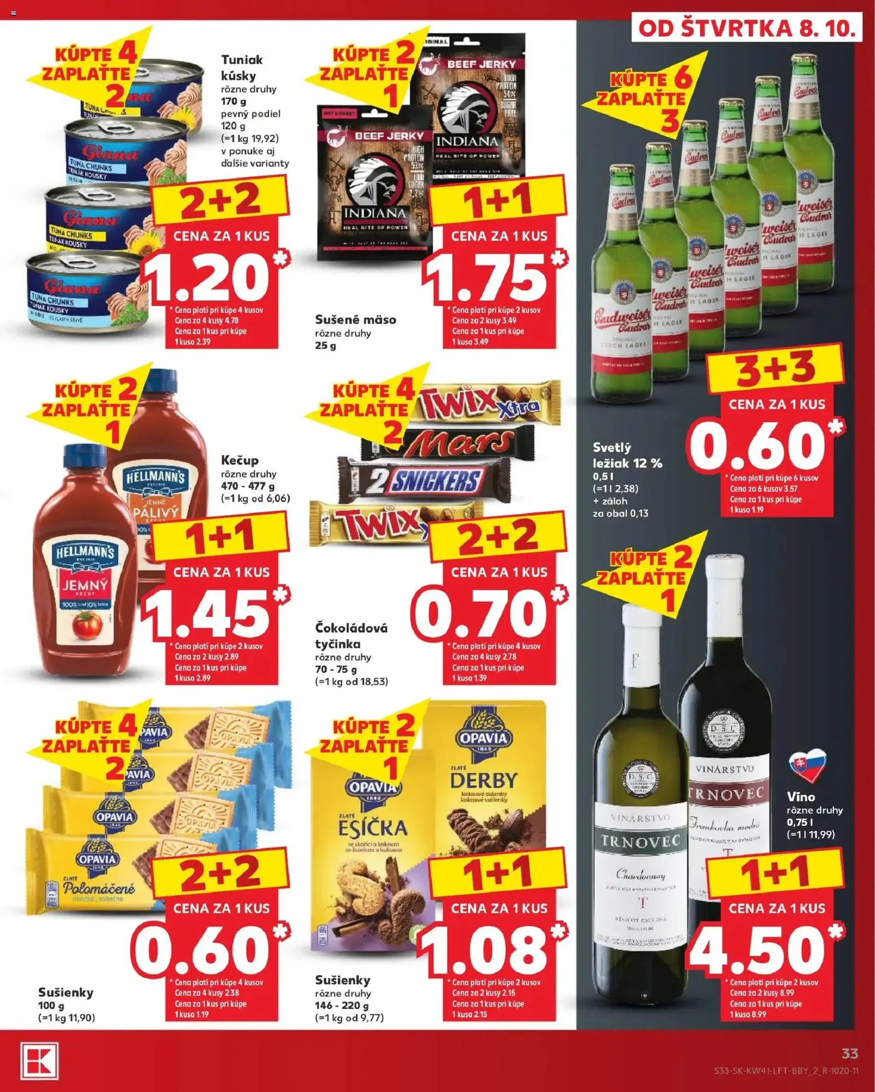 Kaufland leták - platný leták od 08.10.2026 strana 33 z 86