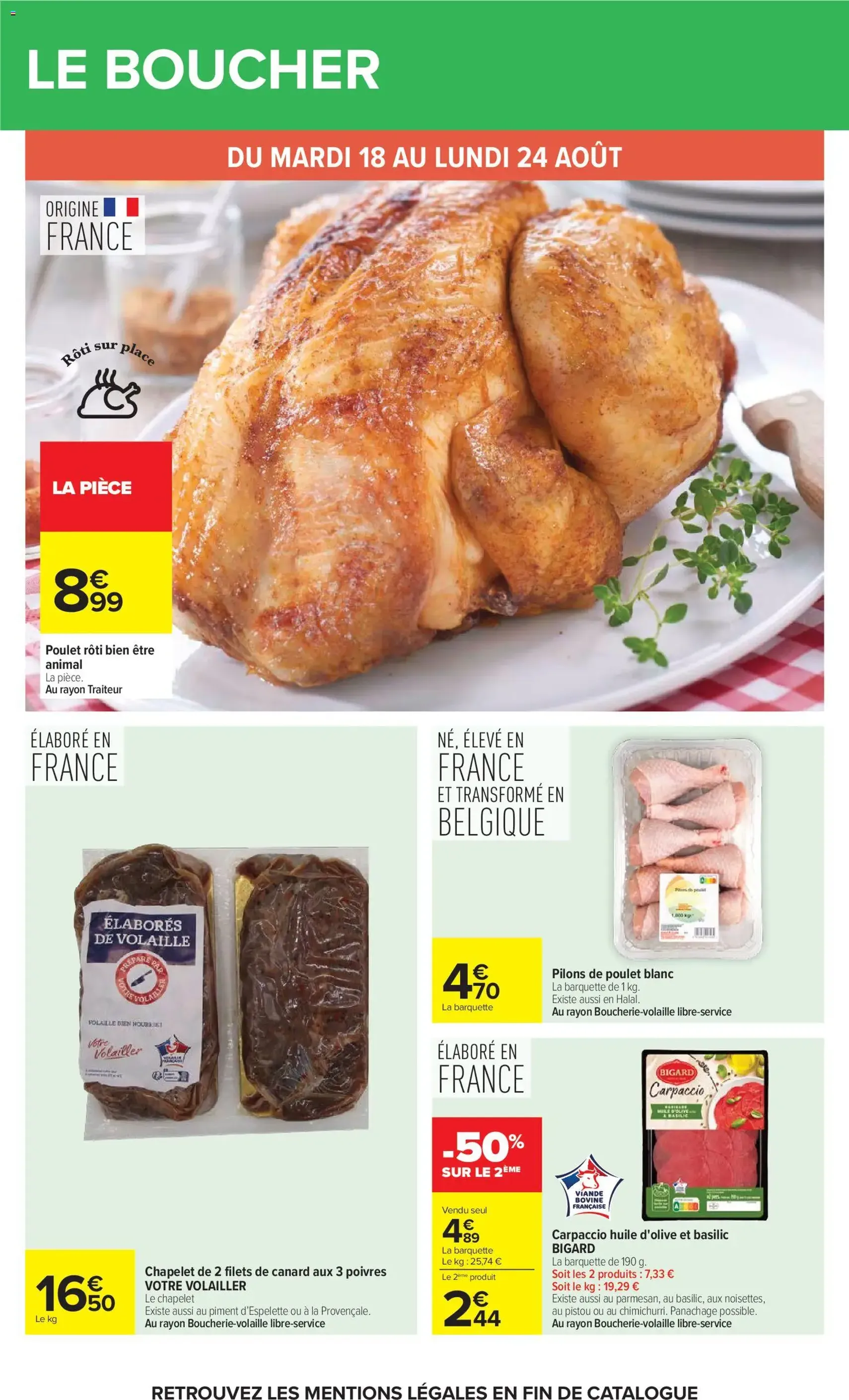 Carrefour Vos promos du quotidien - brochure valable à partir du 17/08/2026, page 16 sur 84