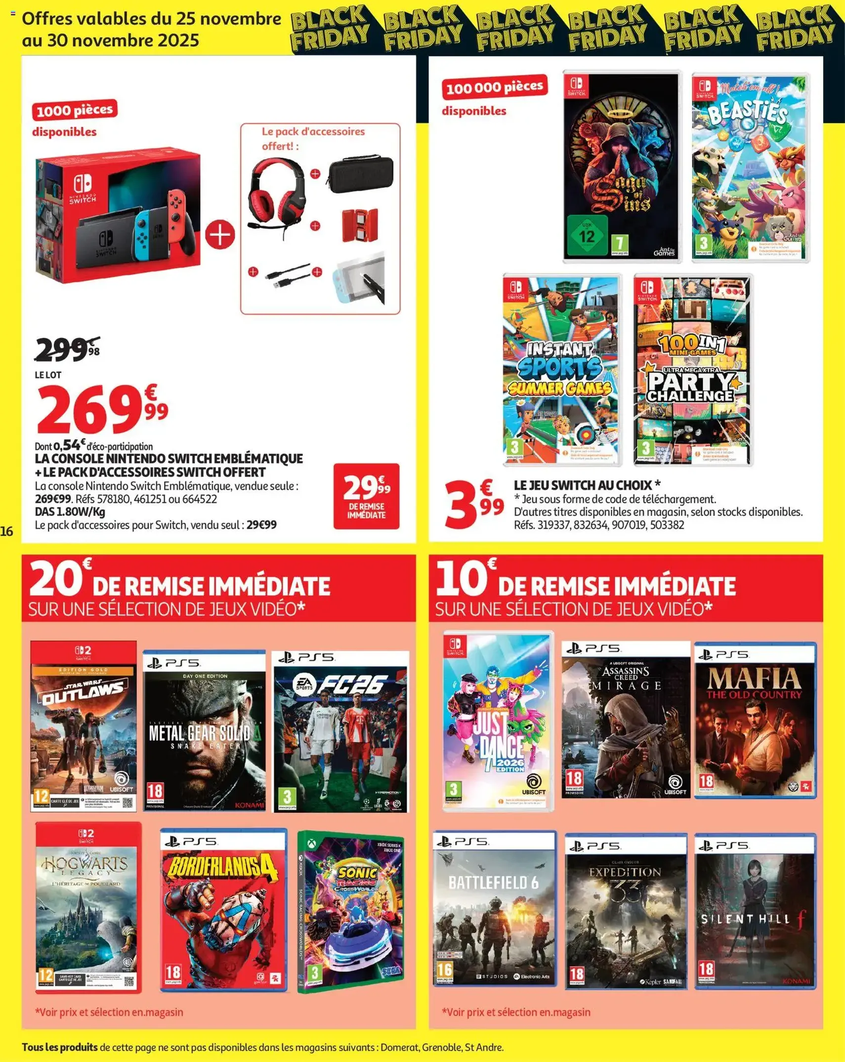 Auchan Black Friday - brochure valable à partir du 25/11/2025, page 16 sur 28