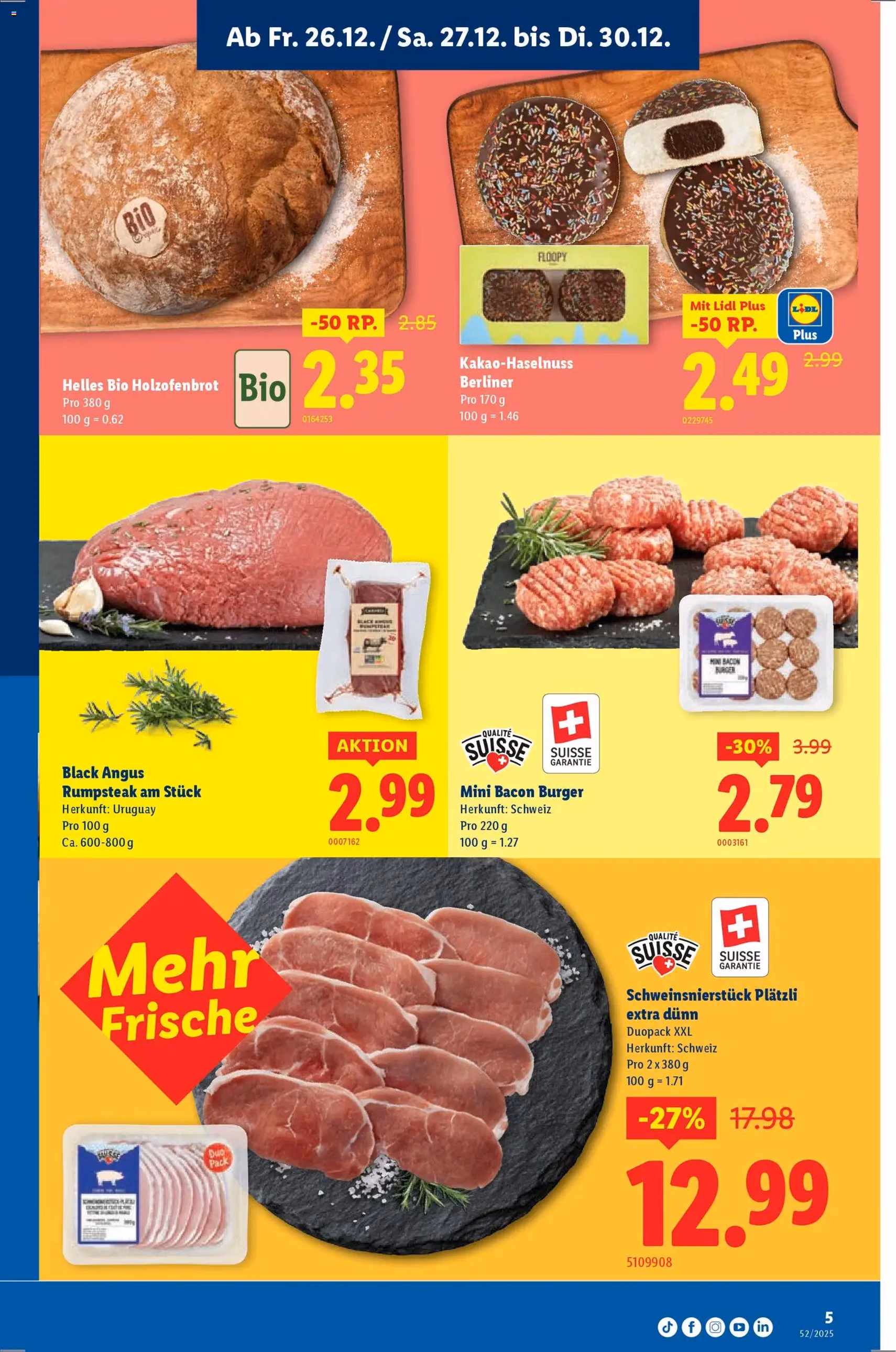 Lidl Aktionen - Gültiger Prospekt ab 26.12.2025, Seite 5 von insgesamt 24