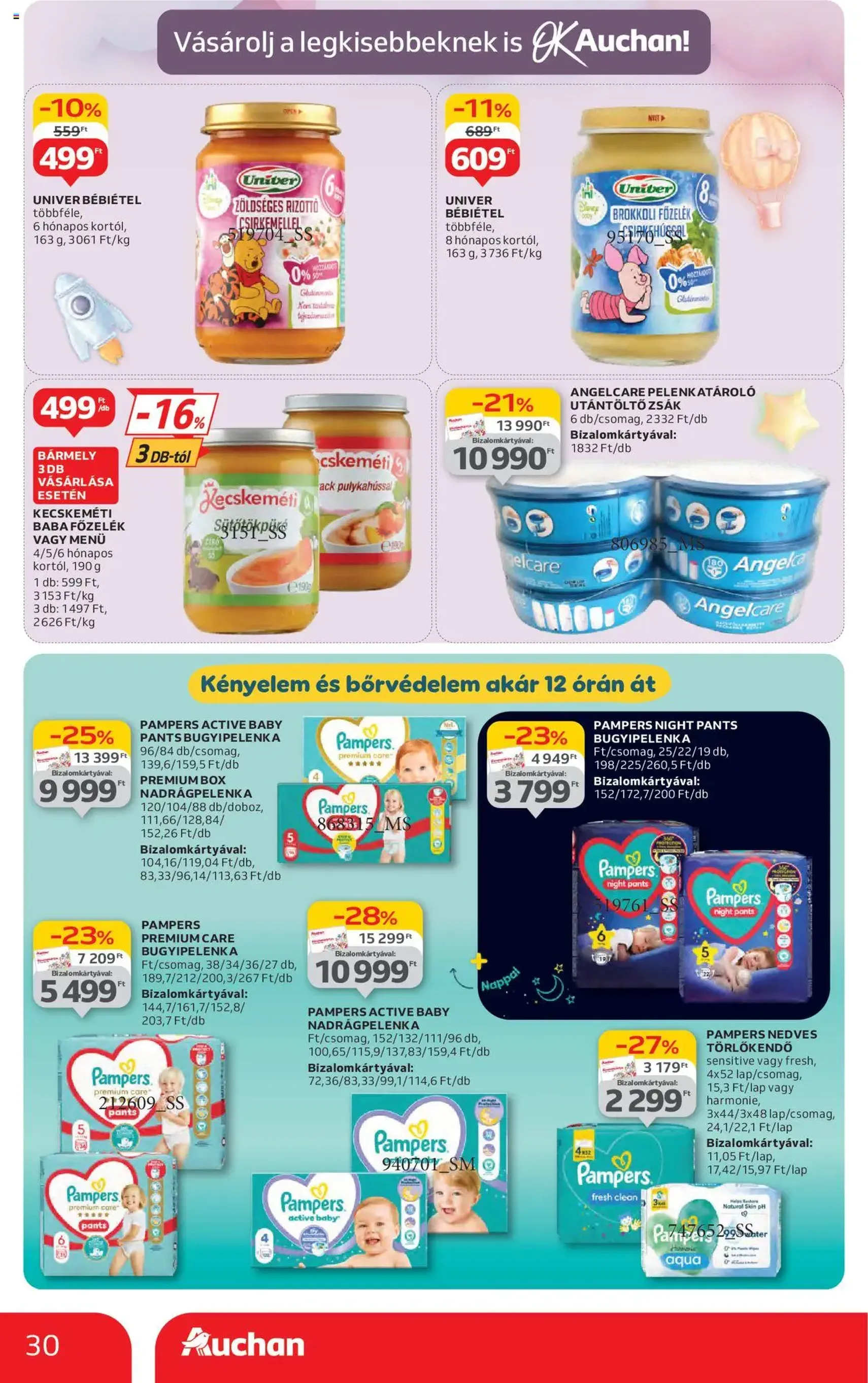 Auchan Akciós újság - 2025.07.17. érvényes szórólap 30 oldal 44 oldalból Auchan Akciós újság - 2025.07.17. érvényes szórólap 30 oldal 44 oldalból