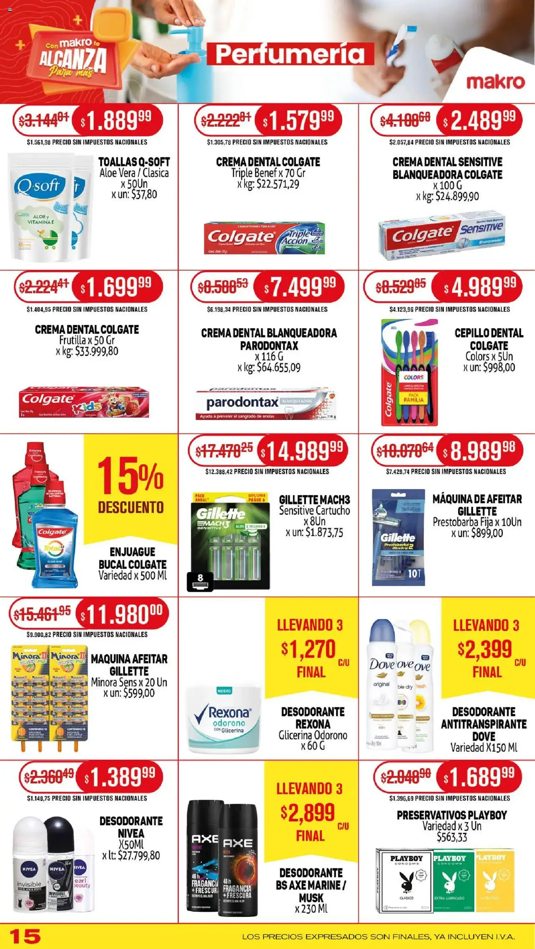 Makro ofertas - folleto válido desde 31/07/2025 página 15 de 19 Makro ofertas - folleto válido desde 31/07/2025 página 15 de 19
