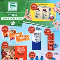 Sintra leták - náhľad letáku platný od 01.04.2026